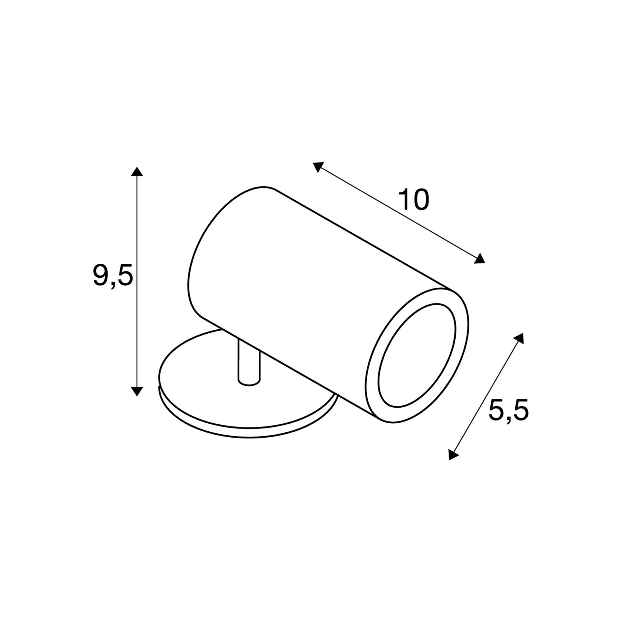 LED vrtna spot svjetiljka HELIA SPOT S, antracit, 6.5W, 3000K, IP66