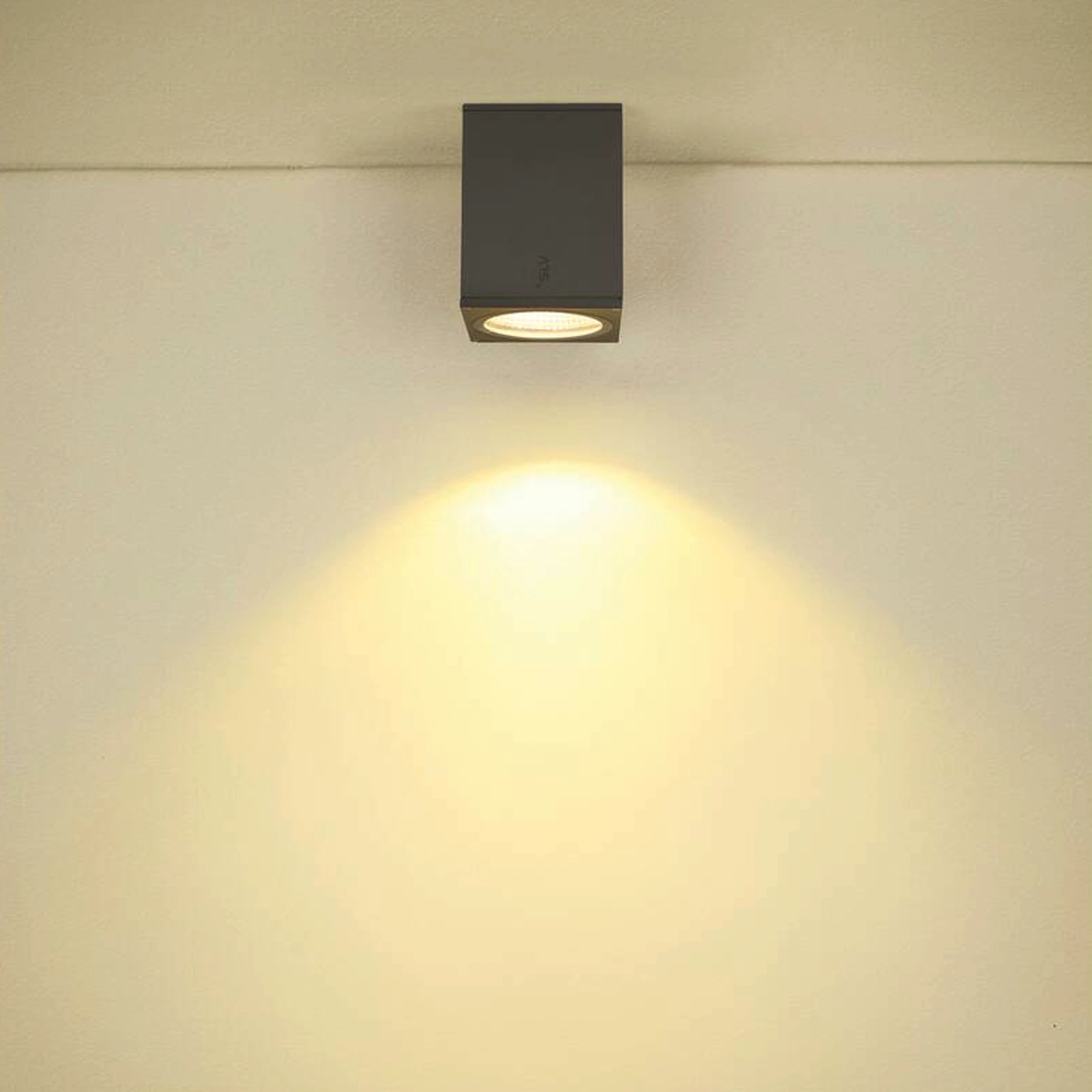 LED stropna svjetiljka ENOLA SQUARE S, antracit, 9W, 3000/4000K, IP65