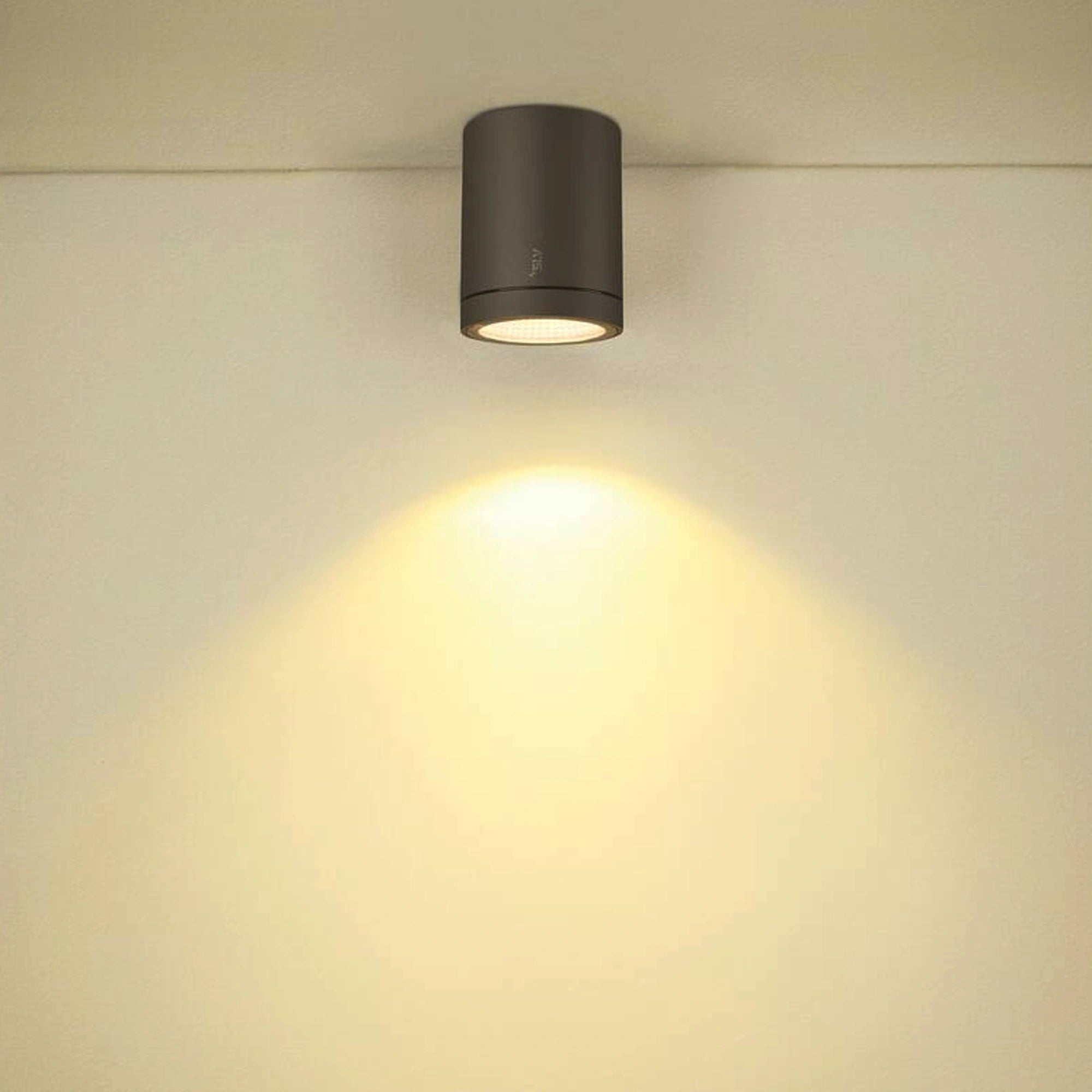 LED stropna svjetiljka ENOLA ROUND S, antracit, 9W, 3000/4000K, IP65