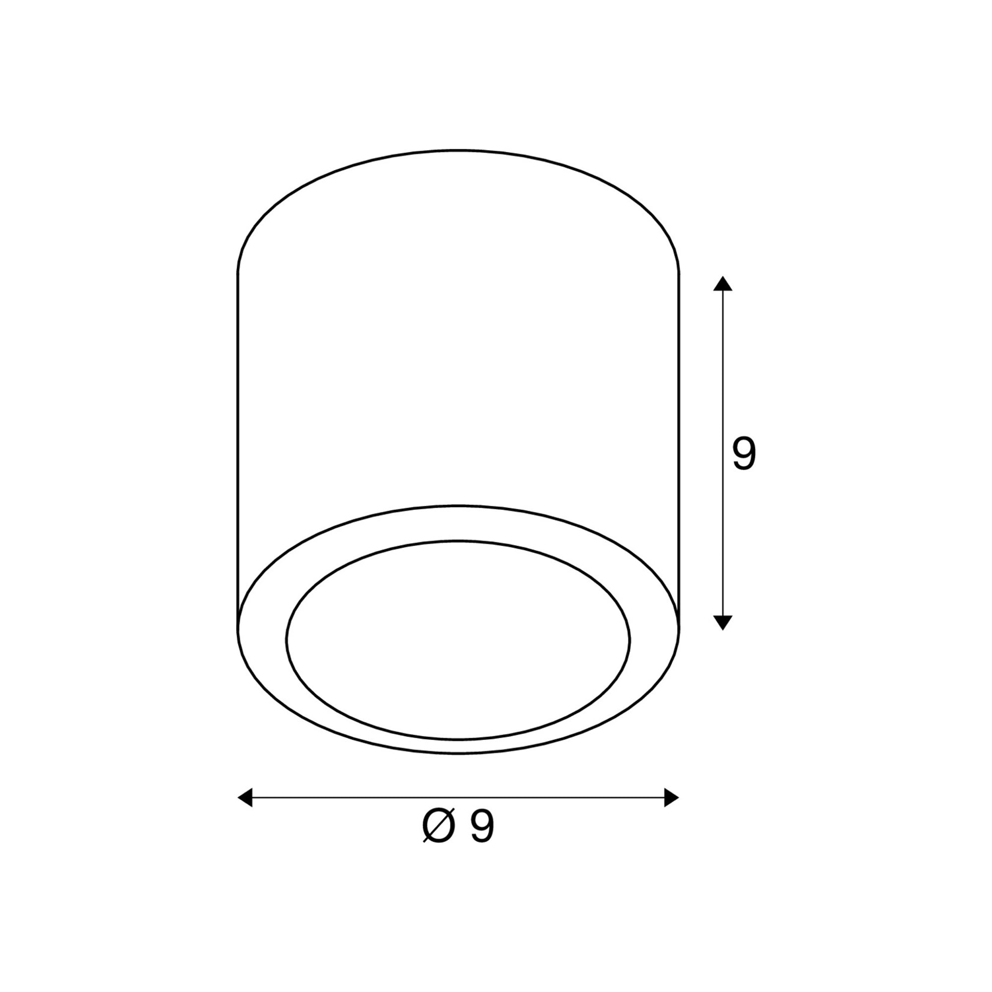 LED spot svjetiljka OCULUS, stropna, bijela, 11W, 2000-3000K, IP20