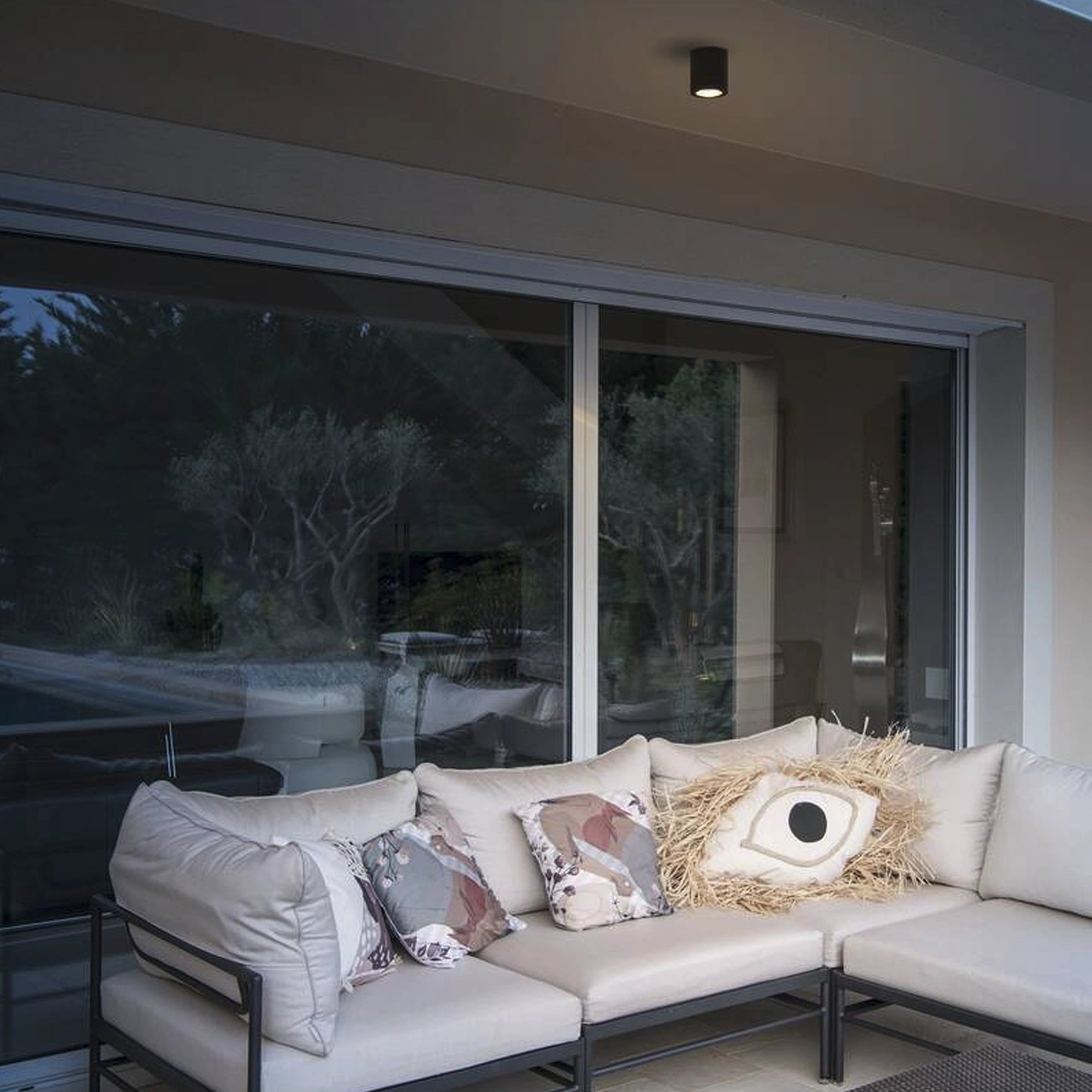 LED stropna svjetiljka ENOLA OCULUS, antracit, 11W, 3000/4000K, IP65