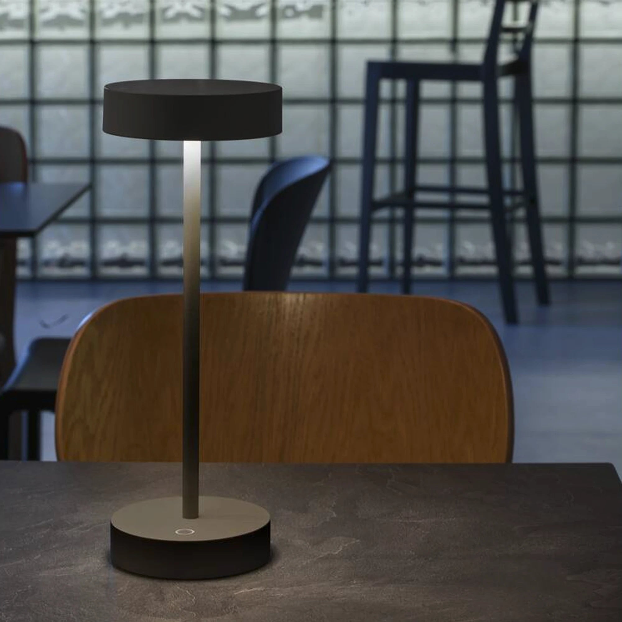 VINOLINA LED stolna lampa, crna, 2.2W, 2700/3000K, IP54, 323mm