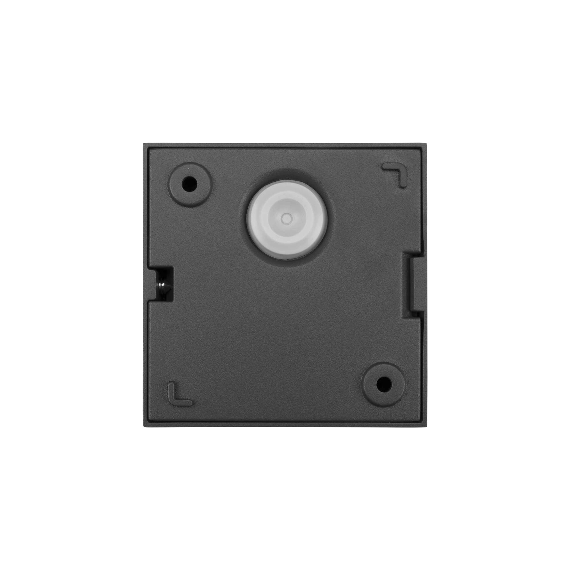 LED stropna svjetiljka CUBE, antracit, 15W, 2700/3000K, IP65
