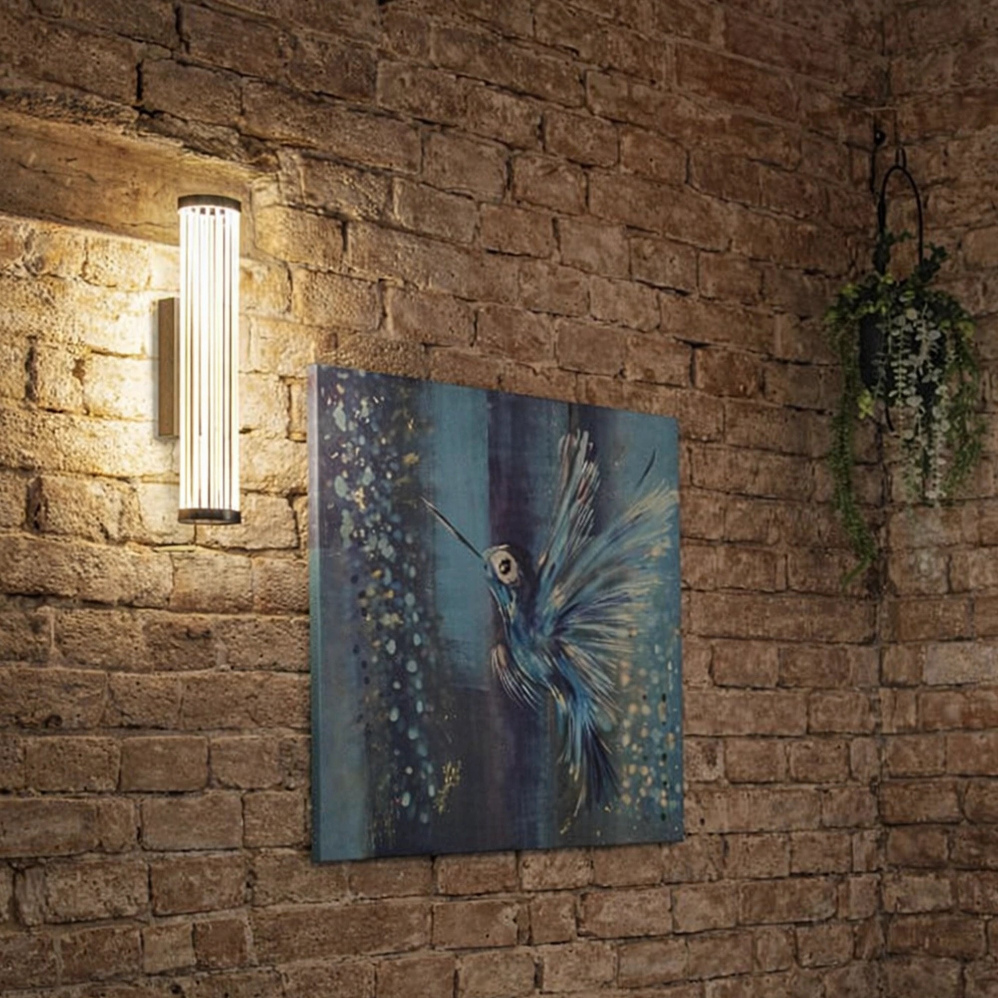 LED zidna svjetiljka QUIMERA, tamni bakar, 8.5W, 2700/3000K, IP20