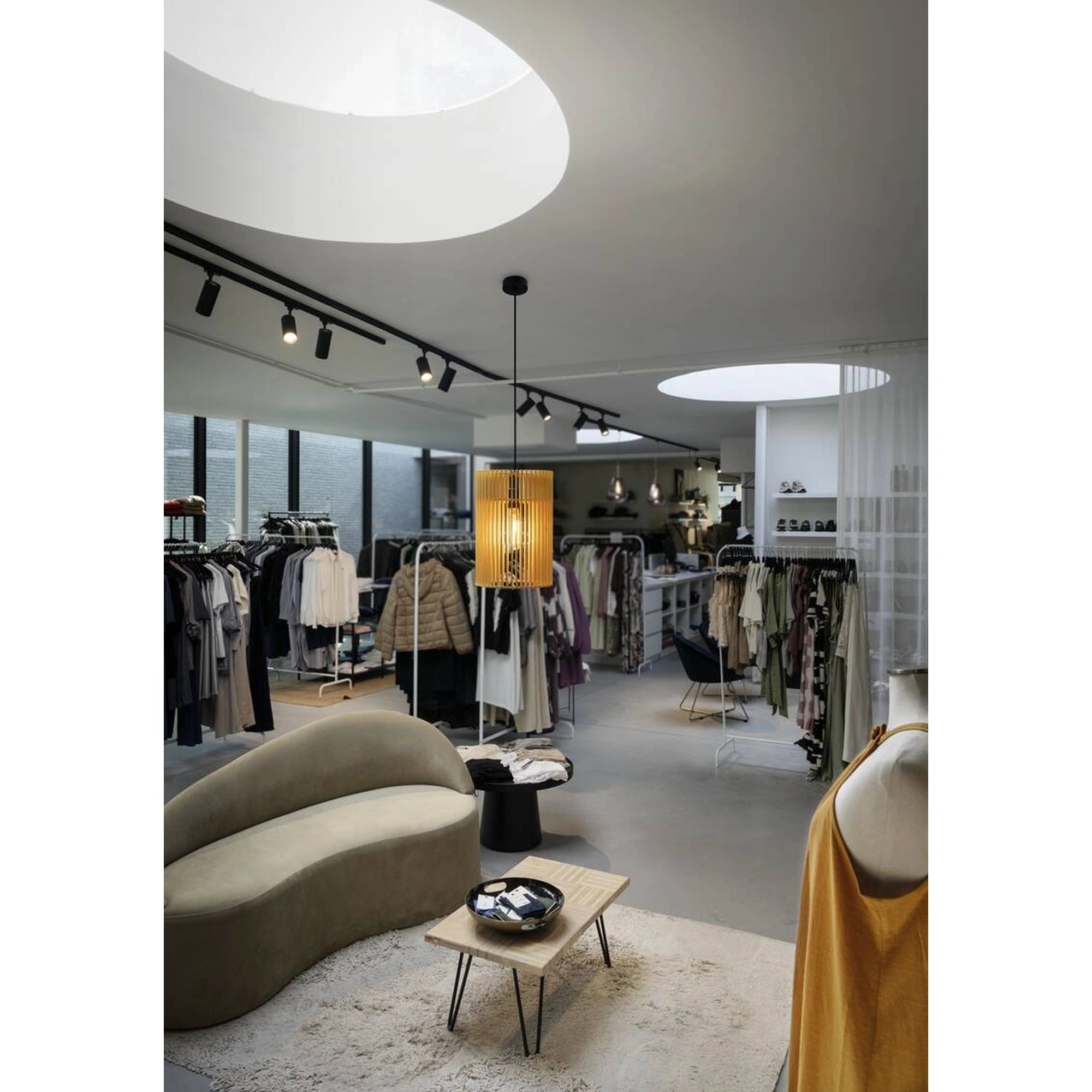 Visilica WUD, cilindrična, drvena, 1xE27, IP20