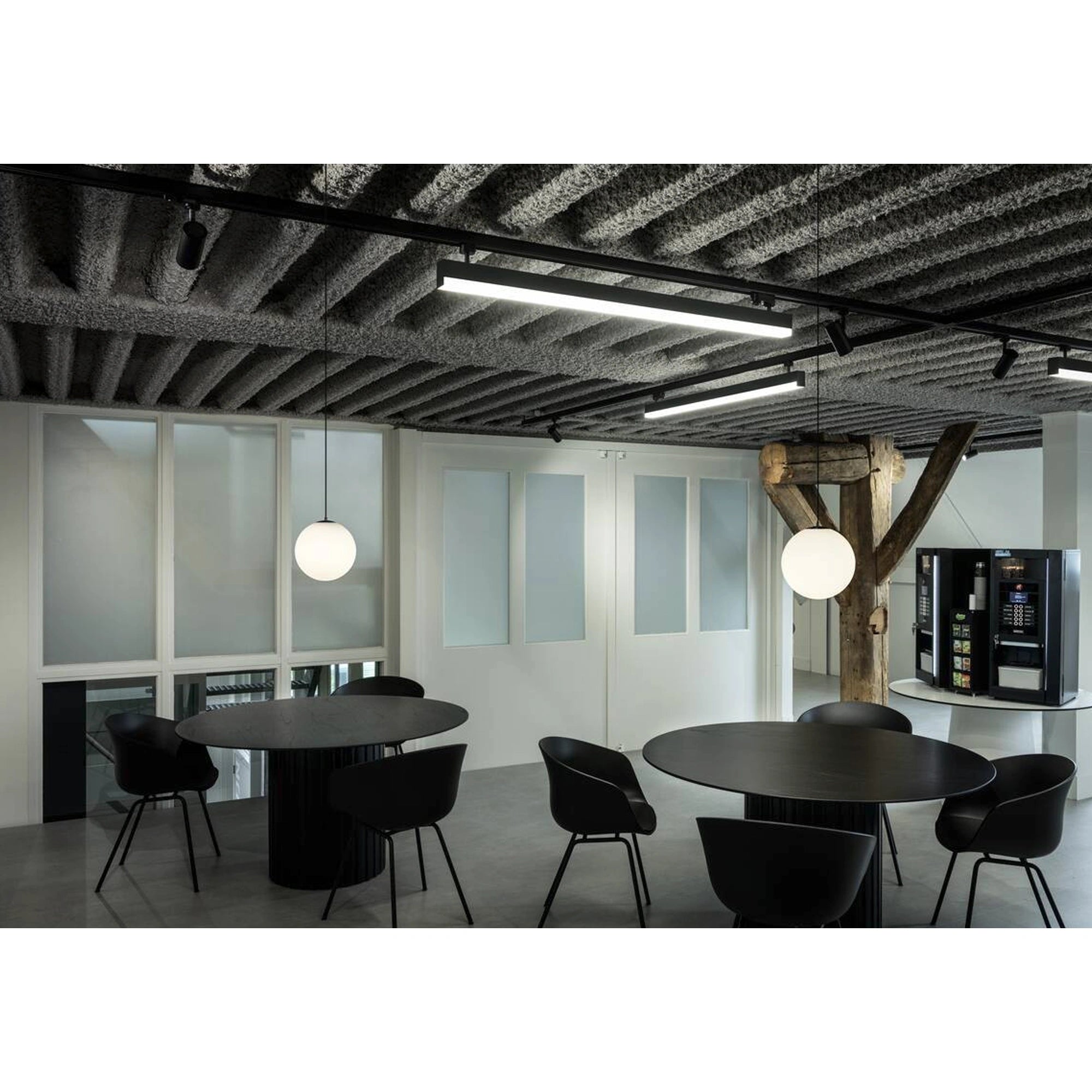 Visilica SUN 30, crna, 1xE27, IP20, Ø300mm