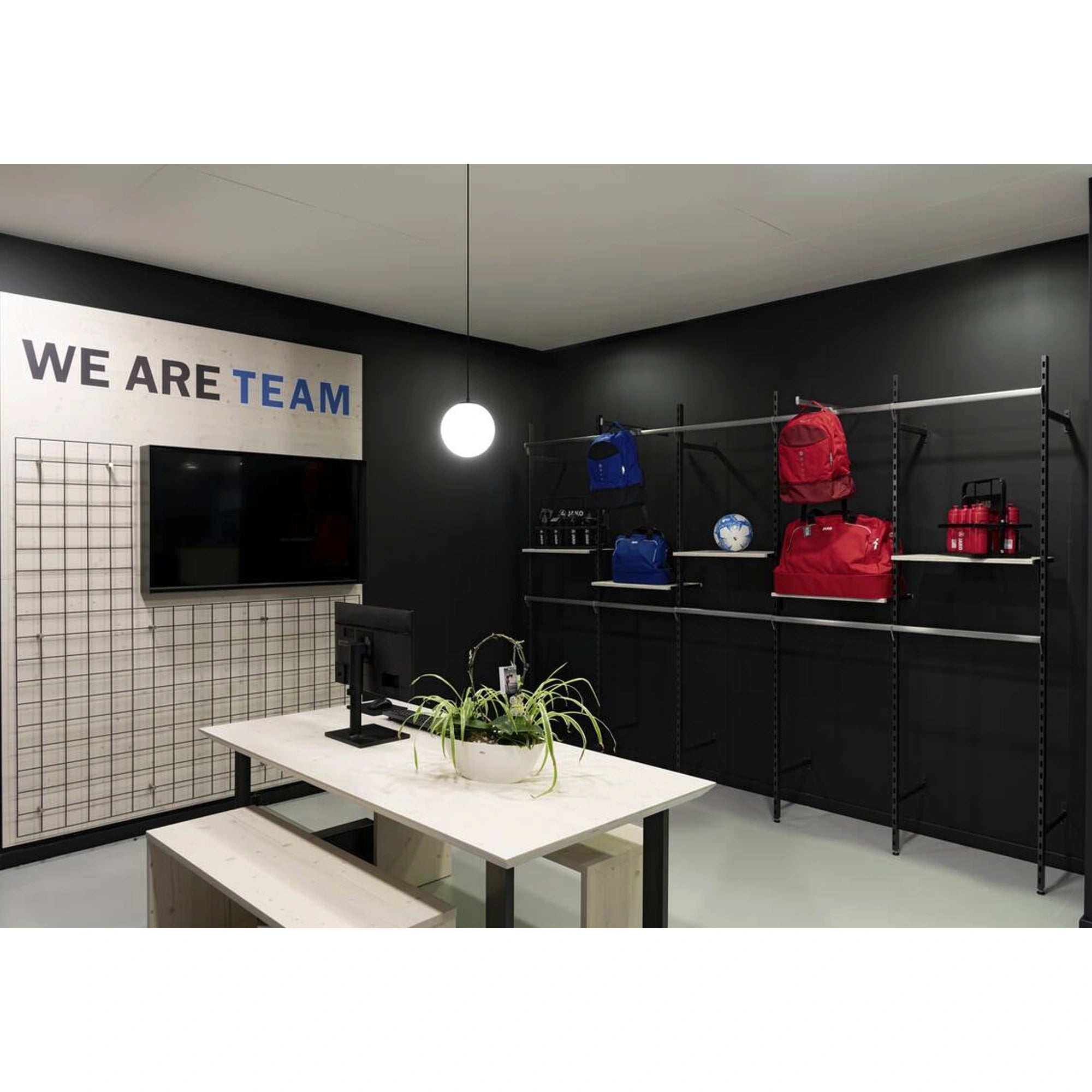 Visilica SUN 20, crna, 1xE27, IP20, Ø200mm