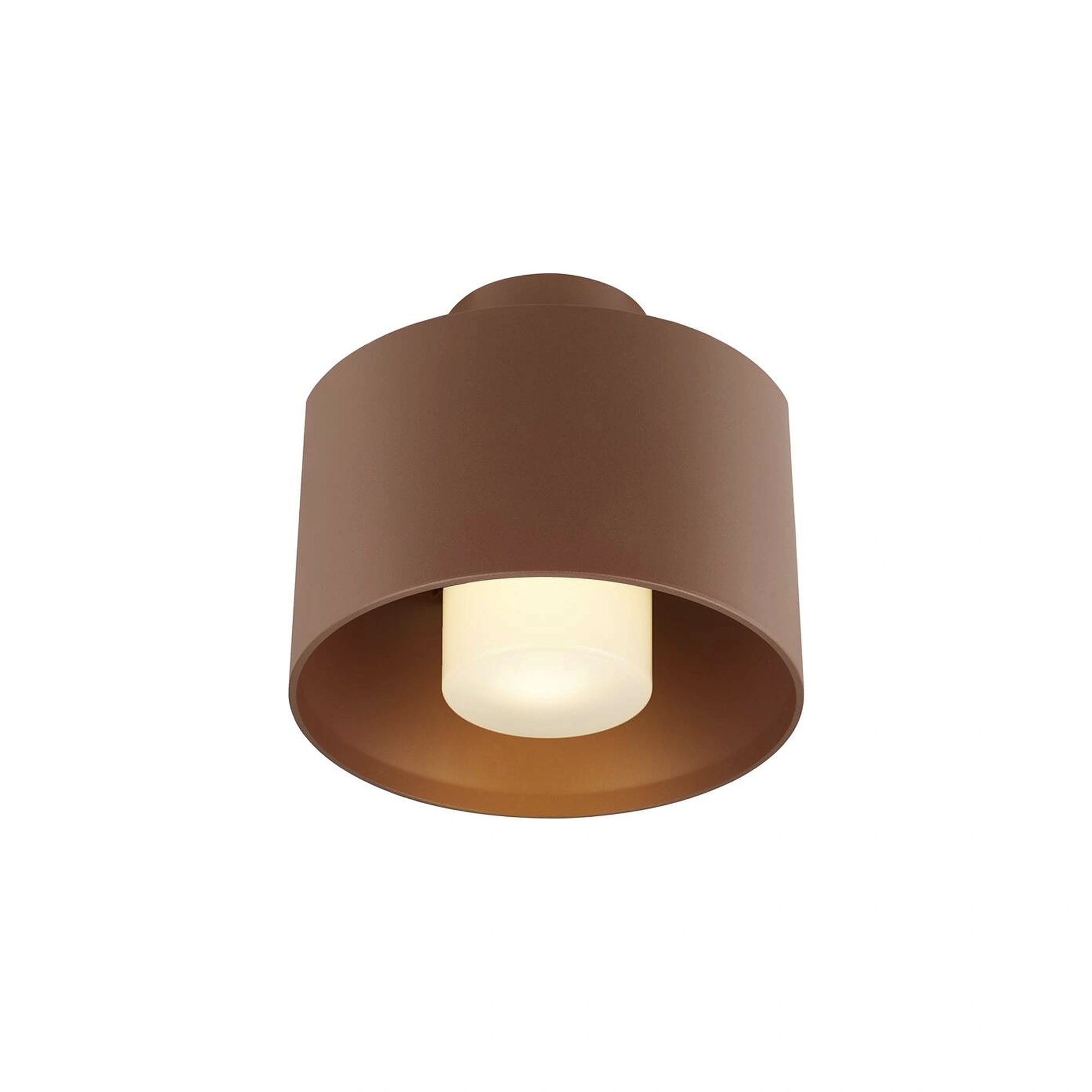 Stropna svjetiljka PHOTONI CYL, rust, 1xE27, IP65