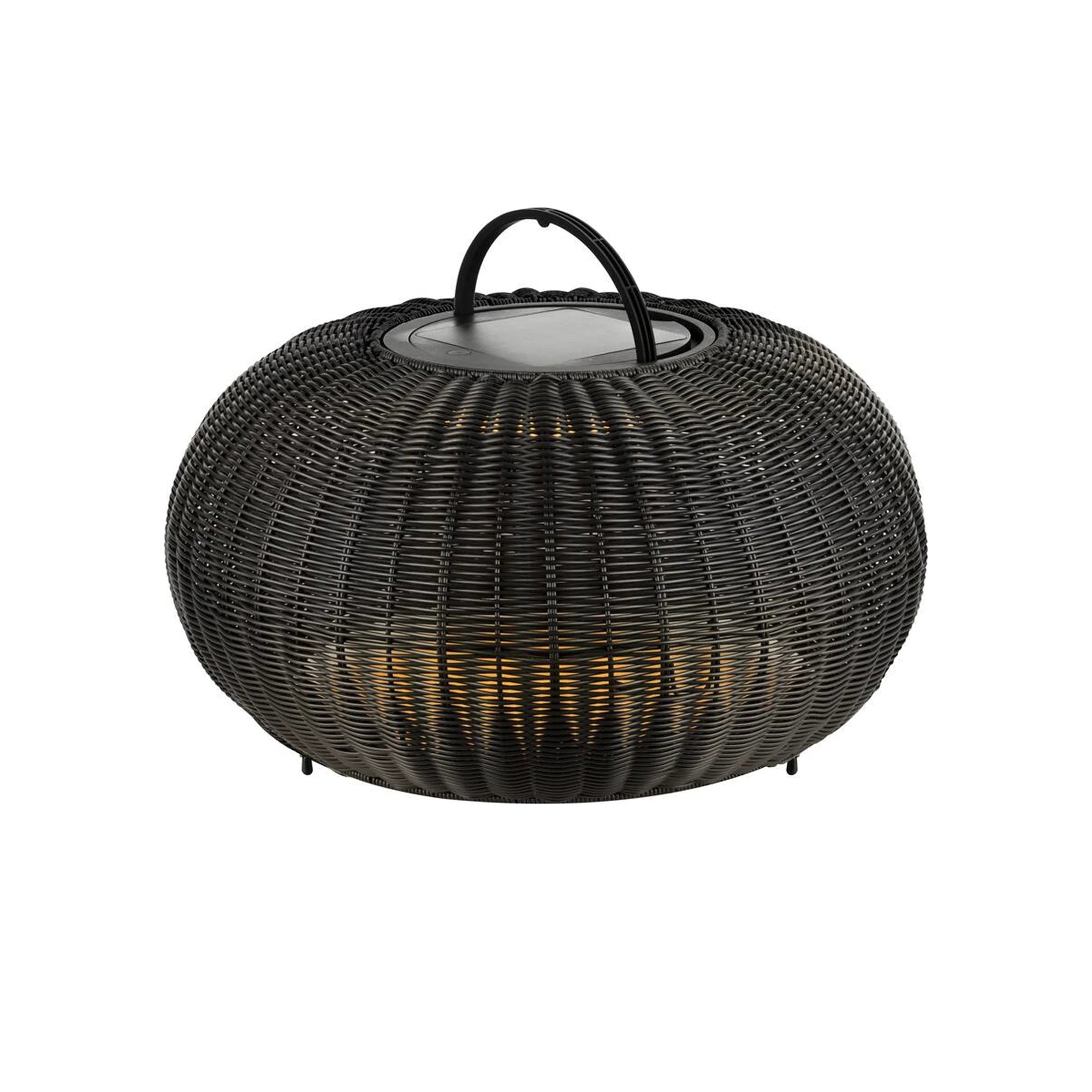 ADEGAN LED solarna vrtna svjetiljka, crna, 4.35W, 2200K, IP65, 280mm