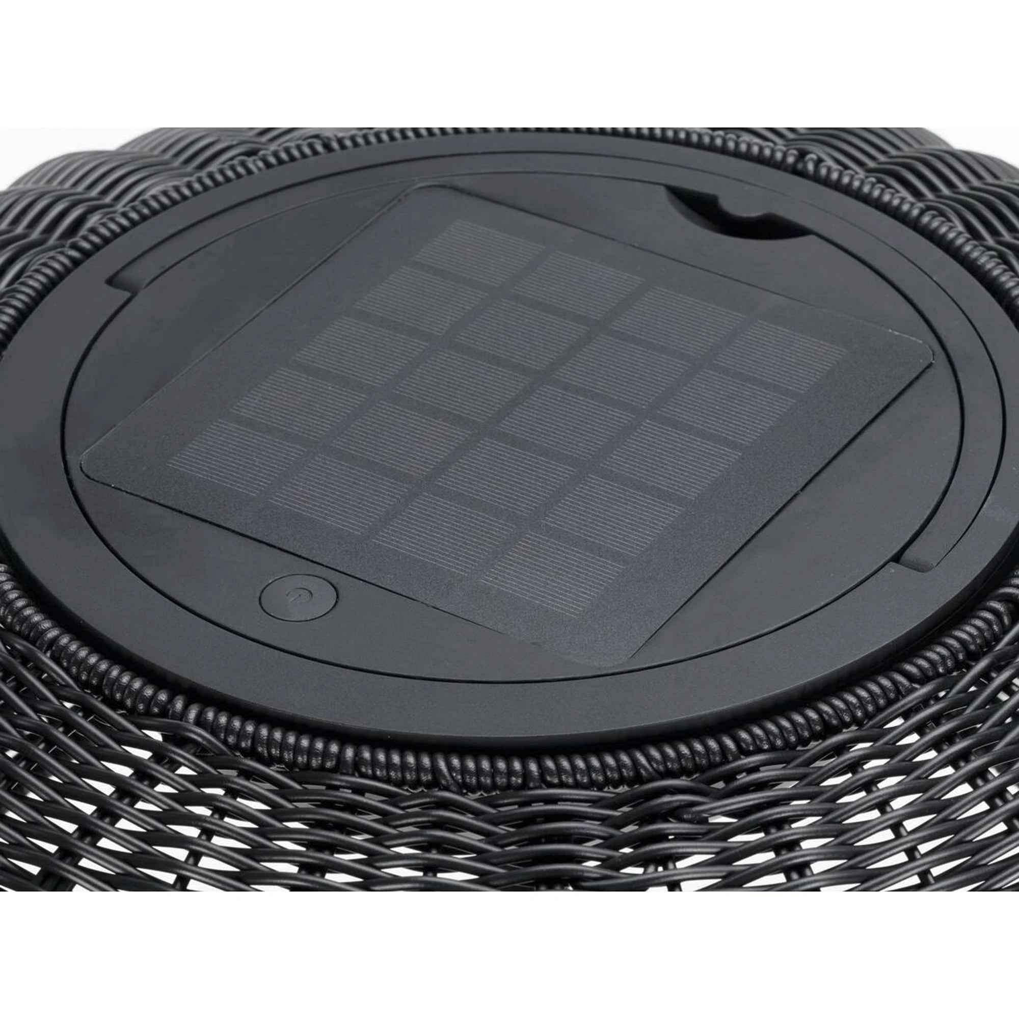 ADEGAN LED solarna vrtna svjetiljka, crna, 4.35W, 2200K, IP65, 280mm