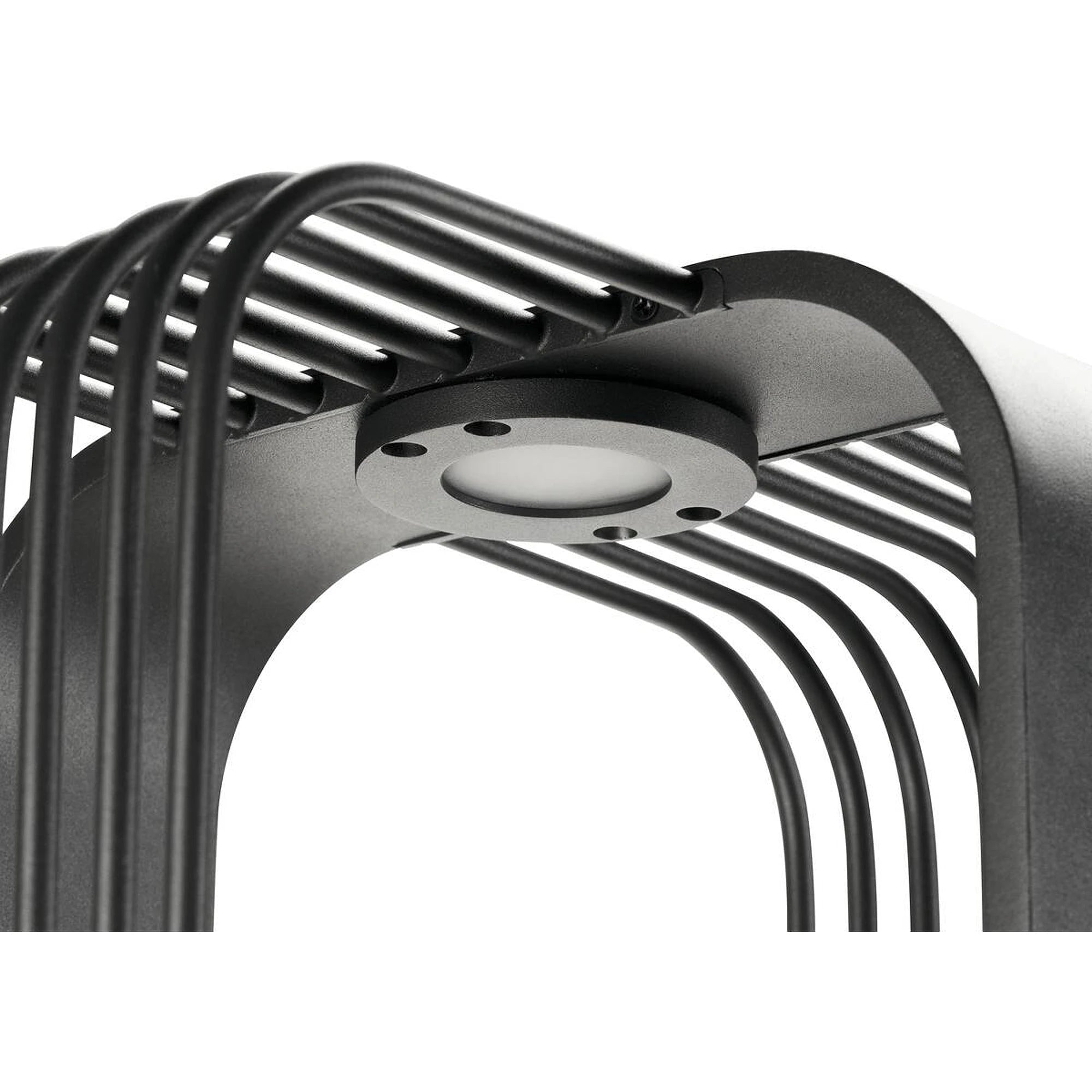 GRID CUBE LED vrtna svjetiljka, crna, 8W, 2700K, IP44/IP65, 400mm