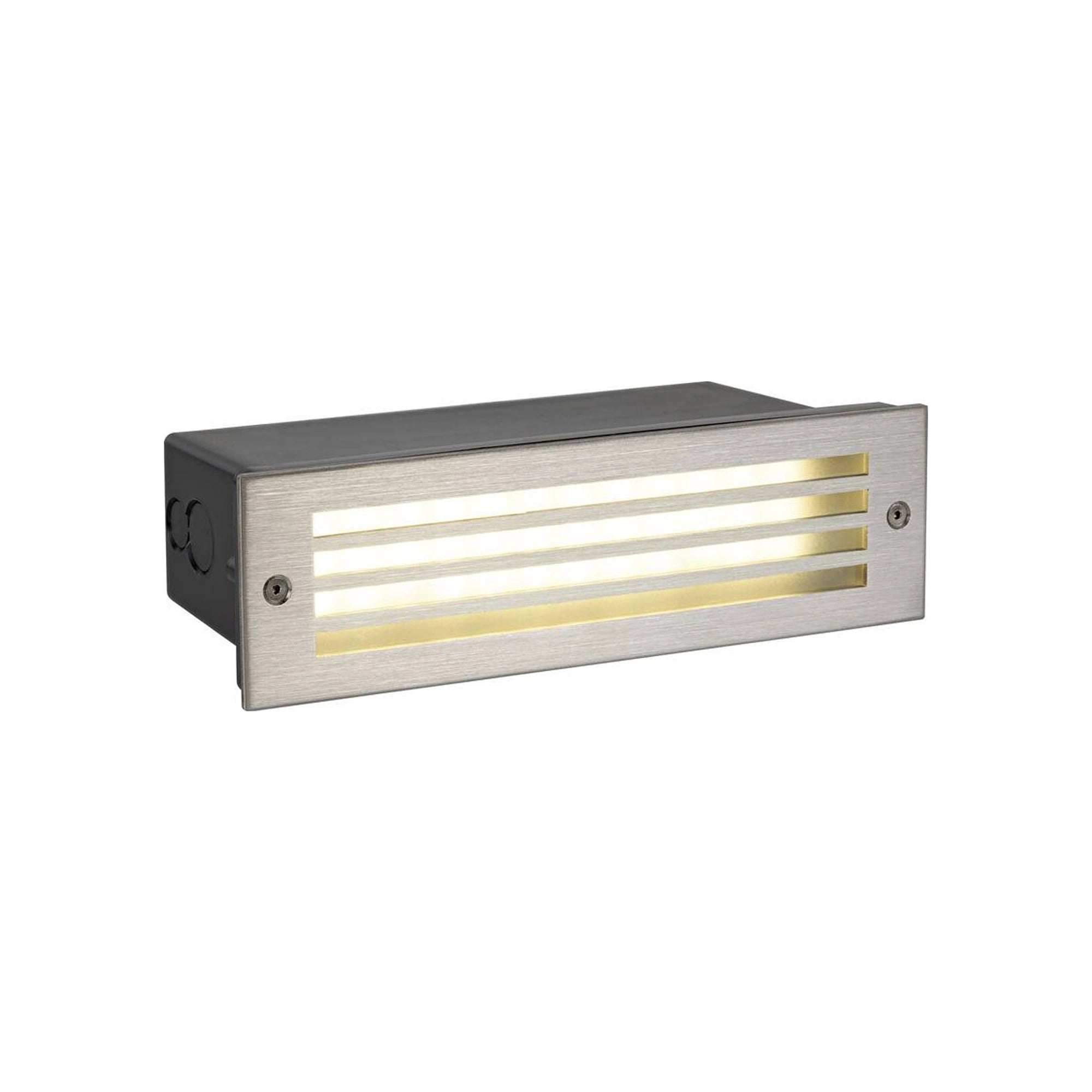 LED zidna svjetiljka BRICK MESH, ugradbena, nehrđajući čelik, 5W, 3000K, IP65