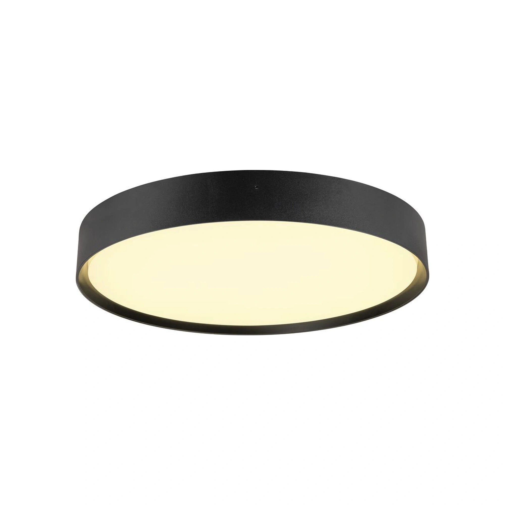 LED stropna svjetiljka DECONA 42, crna, 23W, IP44, Ø420mm