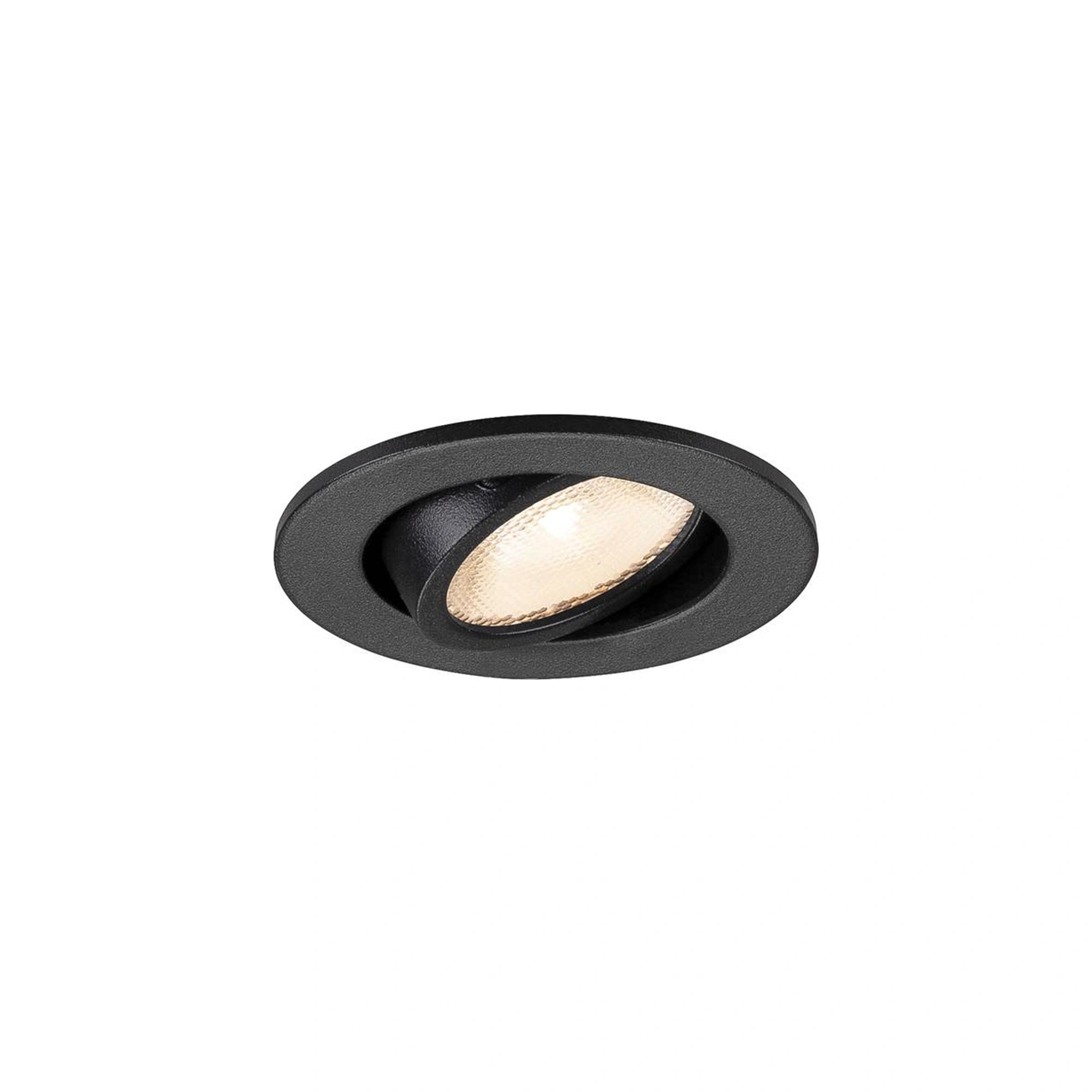 LED ugradbena svjetiljka NEW TRIA 45, stropna, crna, 4W, IP20/IP44