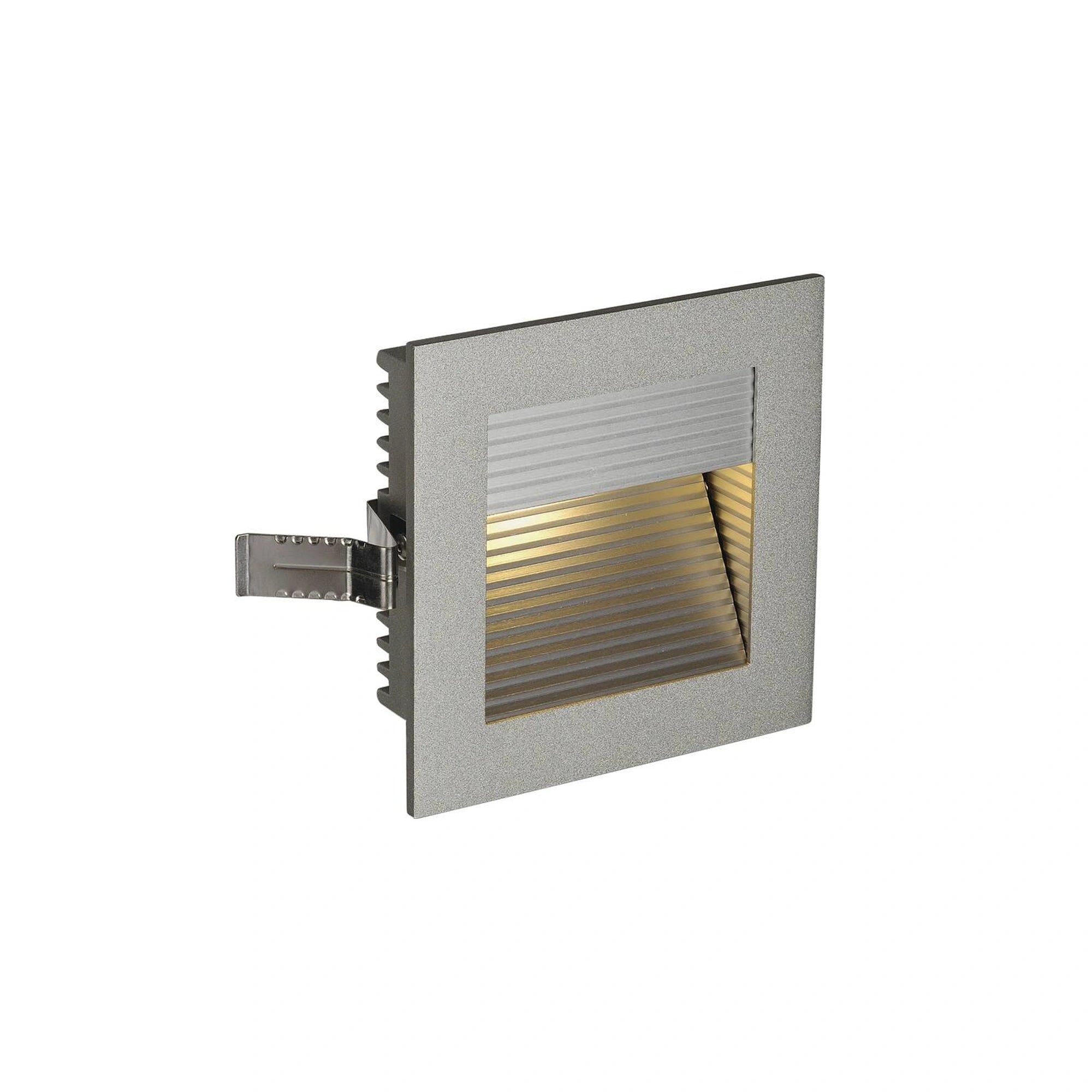 LED ugradbena svjetiljka FRAME CURVE, zidna, siva, 1W, 3000K, IP20