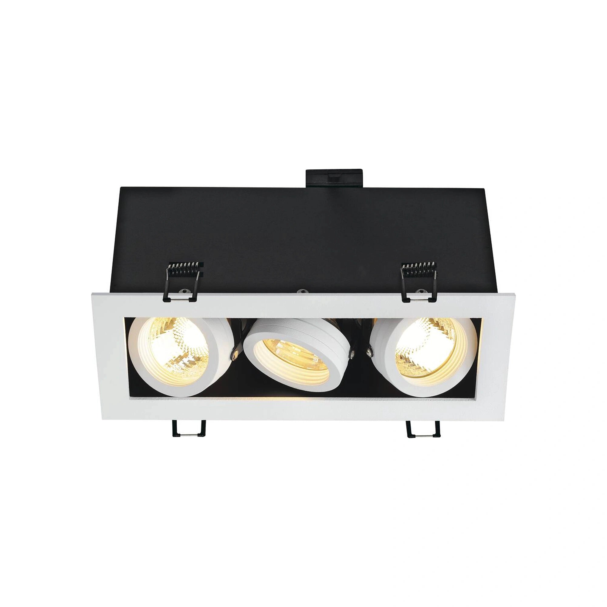 Ugradbena svjetiljka KADUX 3, stropna, bijela, 3xGU10, IP20