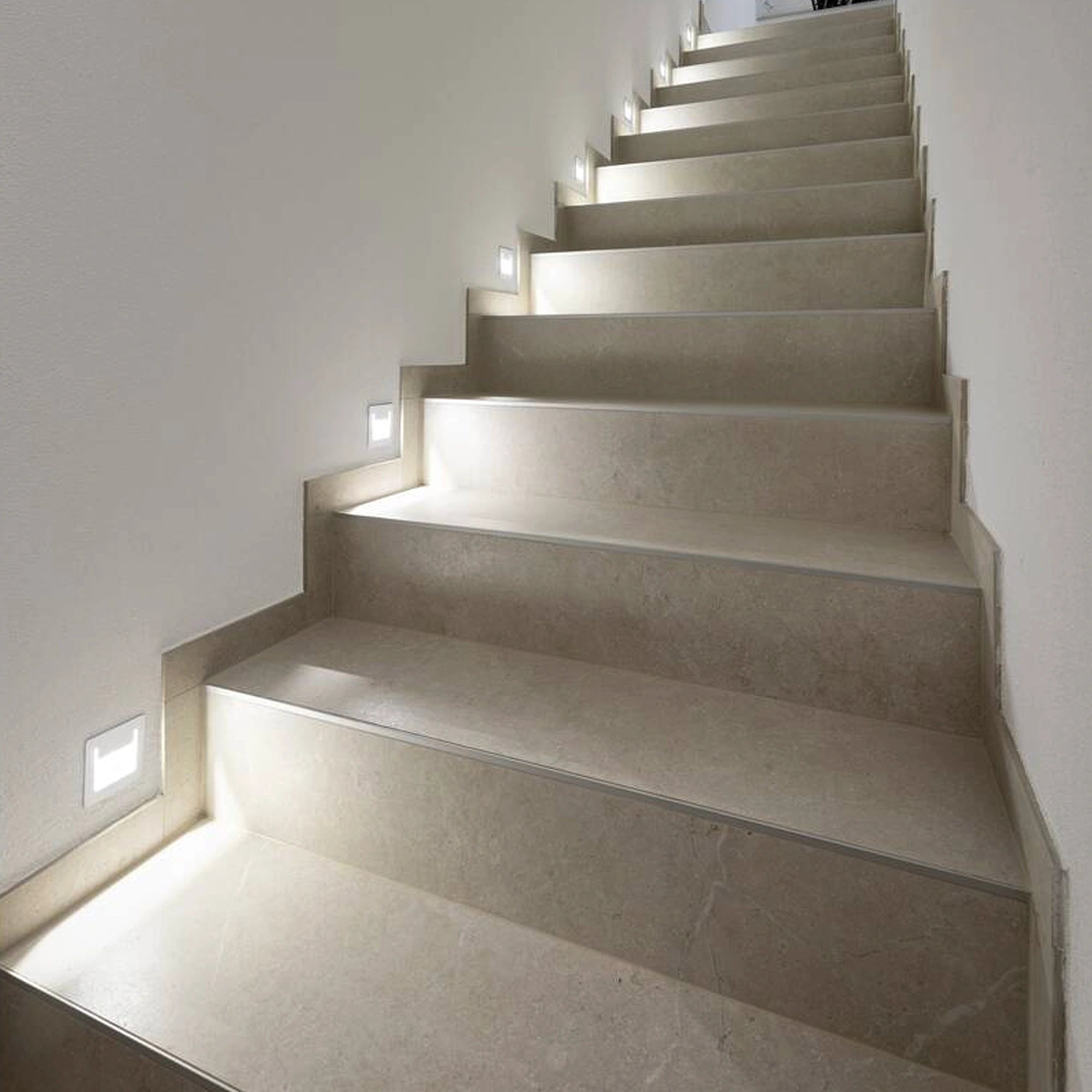 LED ugradbena svjetiljka DOWNUNDER PUR 80, zidna, bijela, 3.6W, 3000K, IP20