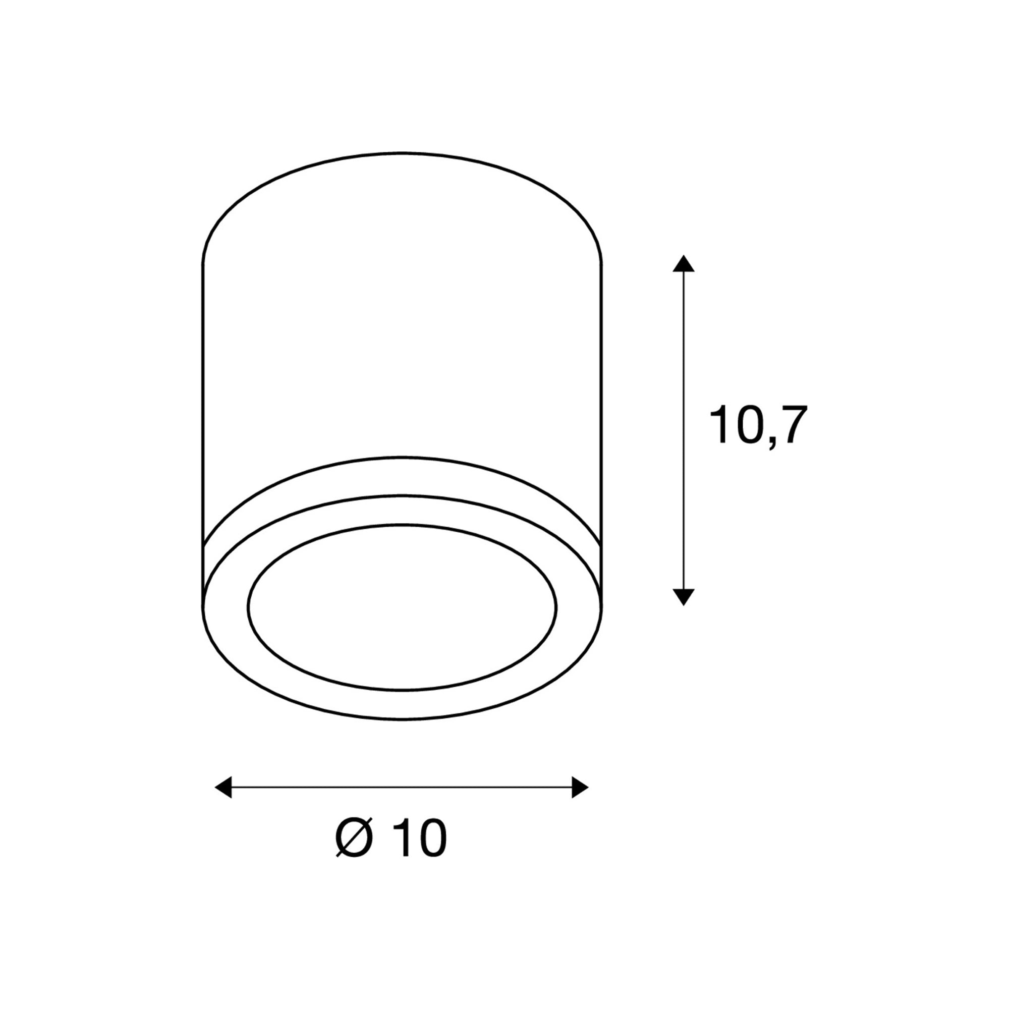 LED spot svjetiljka ENOLA C, stropna, bijela, 11W, 3000K, IP20