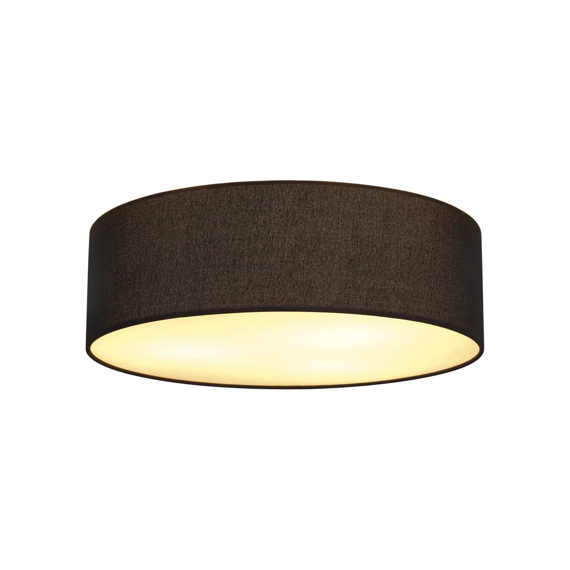 Stropna svjetiljka TENORA, crna, 3xE27, IP20