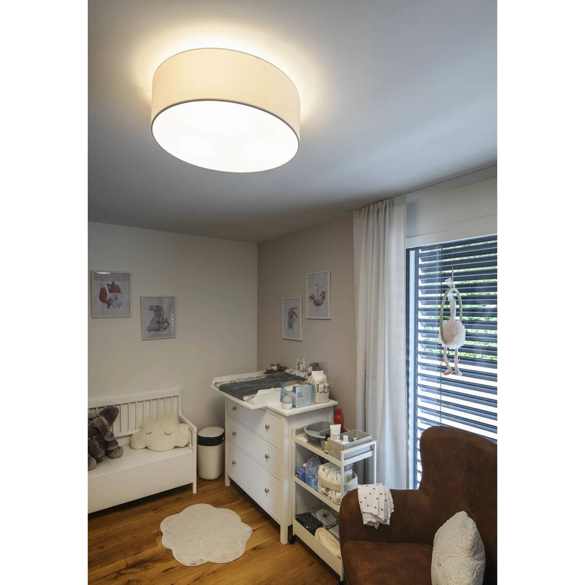 Stropna svjetiljka TENORA, bijela, 3xE27, IP20