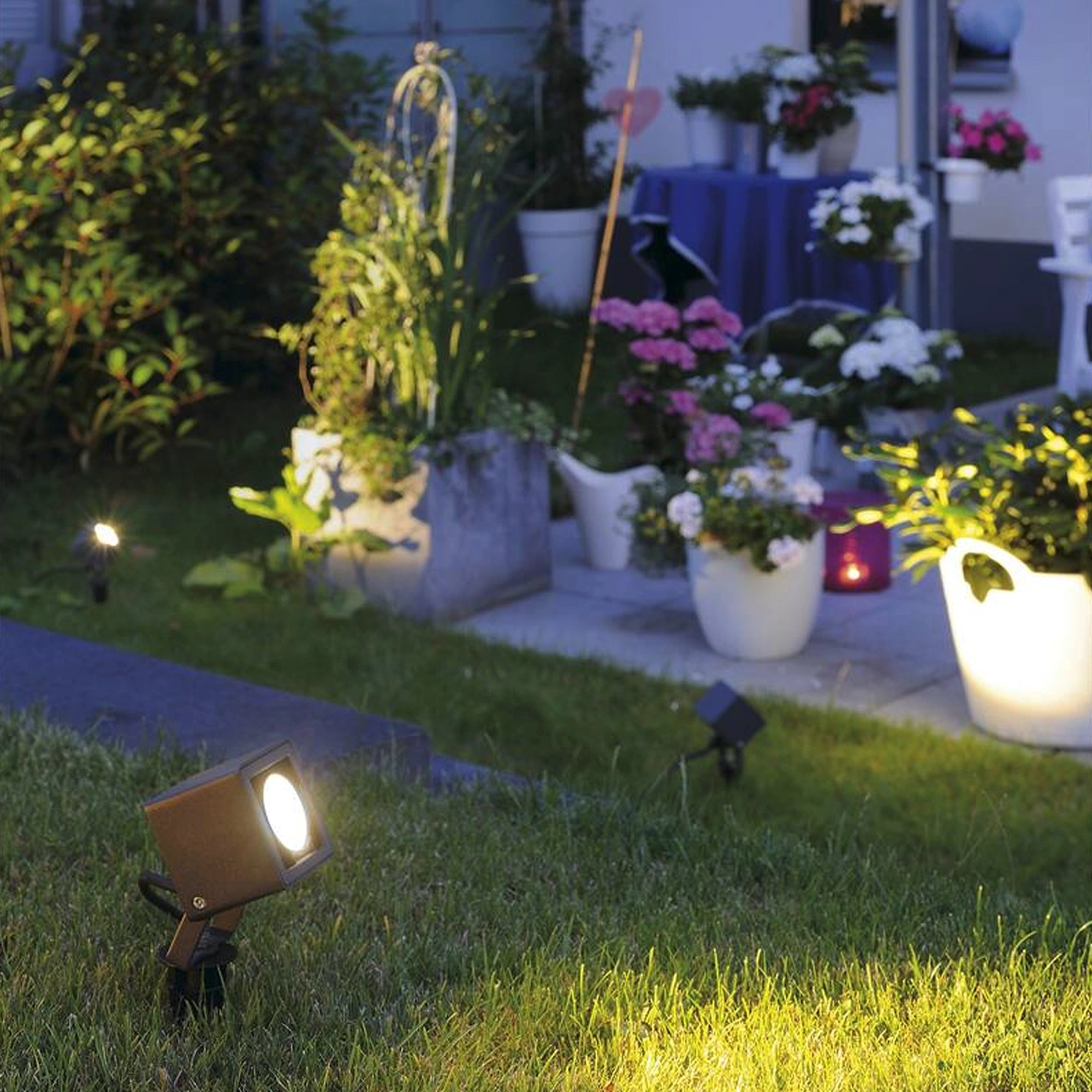 LED vrtna spot svjetiljka NAUTILUS 10, ubodna, antracit, 8.5W, 3000K, IP65