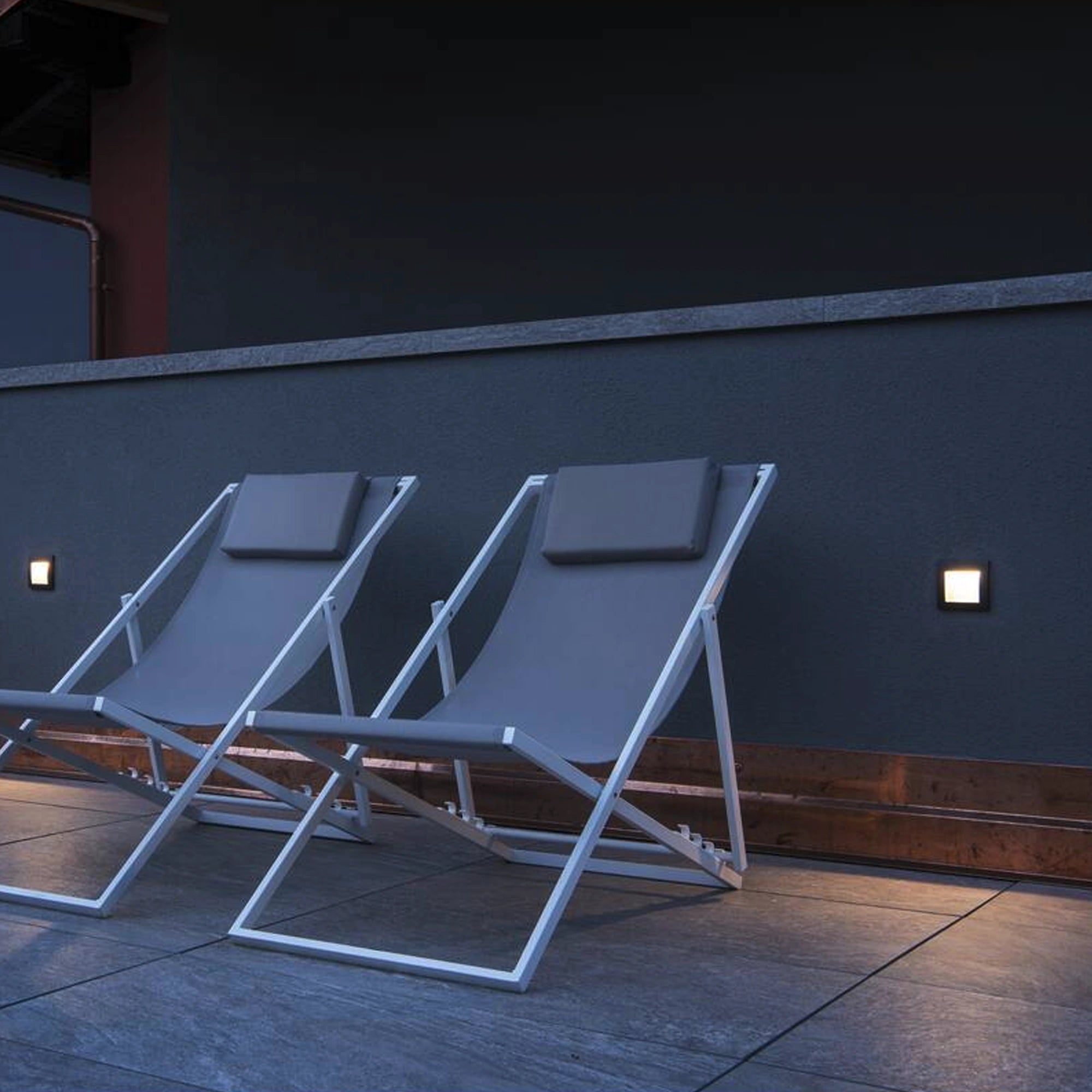 LED zidna svjetiljka DOWNUNDER OUT L, ugradbena, antracit, 4W, 3000K, IP55