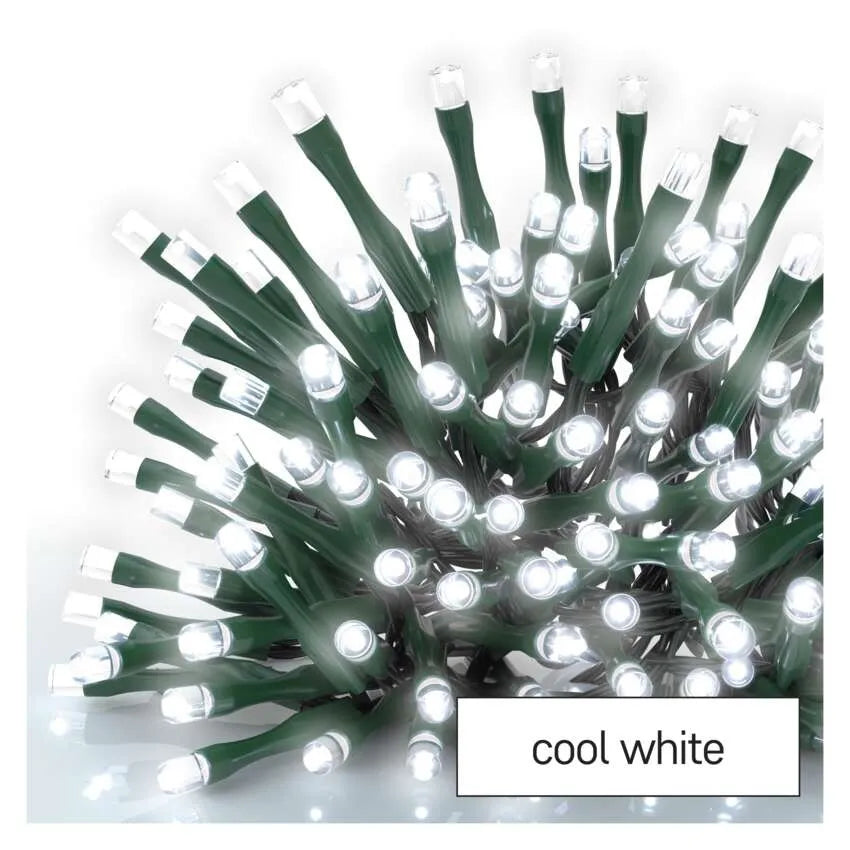 Božićne lampice, LED, ledenice, hladno bijela, 8 načina rada, IP44, 10m