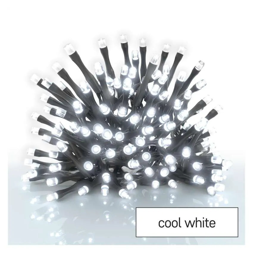 Božićne lampice, LED, hladno bijela, timer, 3xAA, IP44, 8.4m