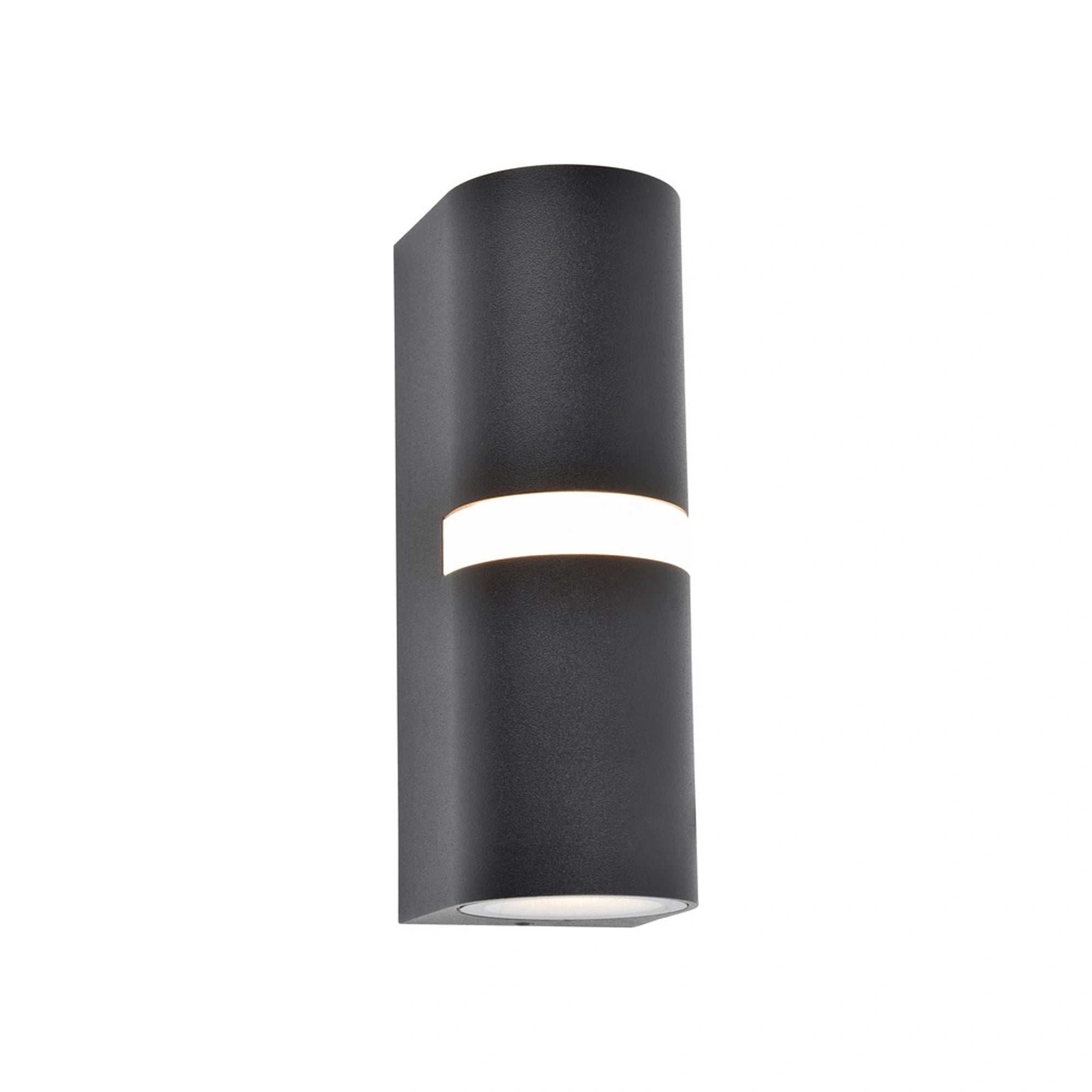 Zidna svjetiljka MIKA, mat crna, 2xGU10, IP54