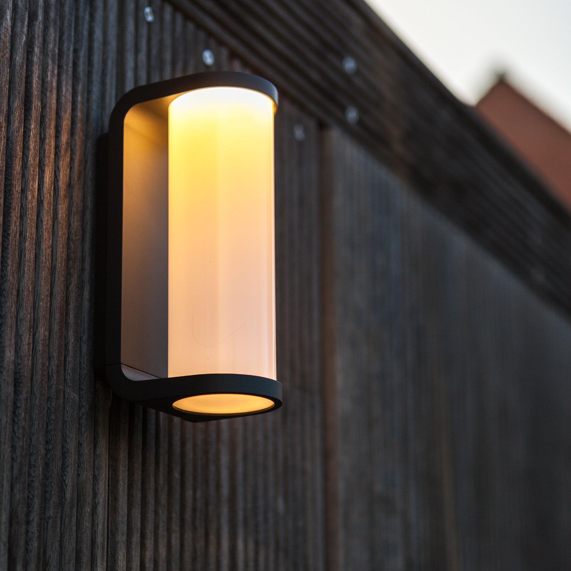 ADALYN LED zidna svjetiljka, tamno siva, 10.2W, 3000K, IP44, 200mm