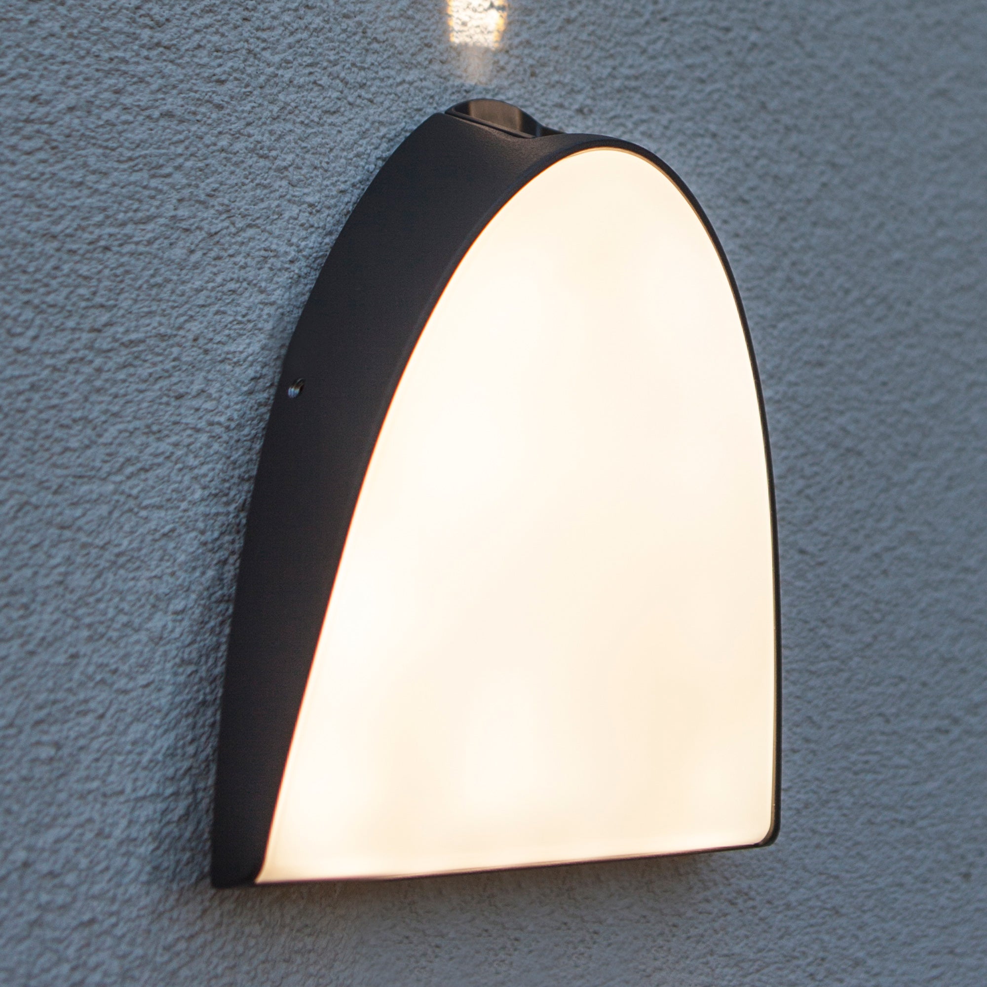 APOLLO LED zidna svjetiljka, tamno siva, 9.6W, 3000K, IP54, 210mm
