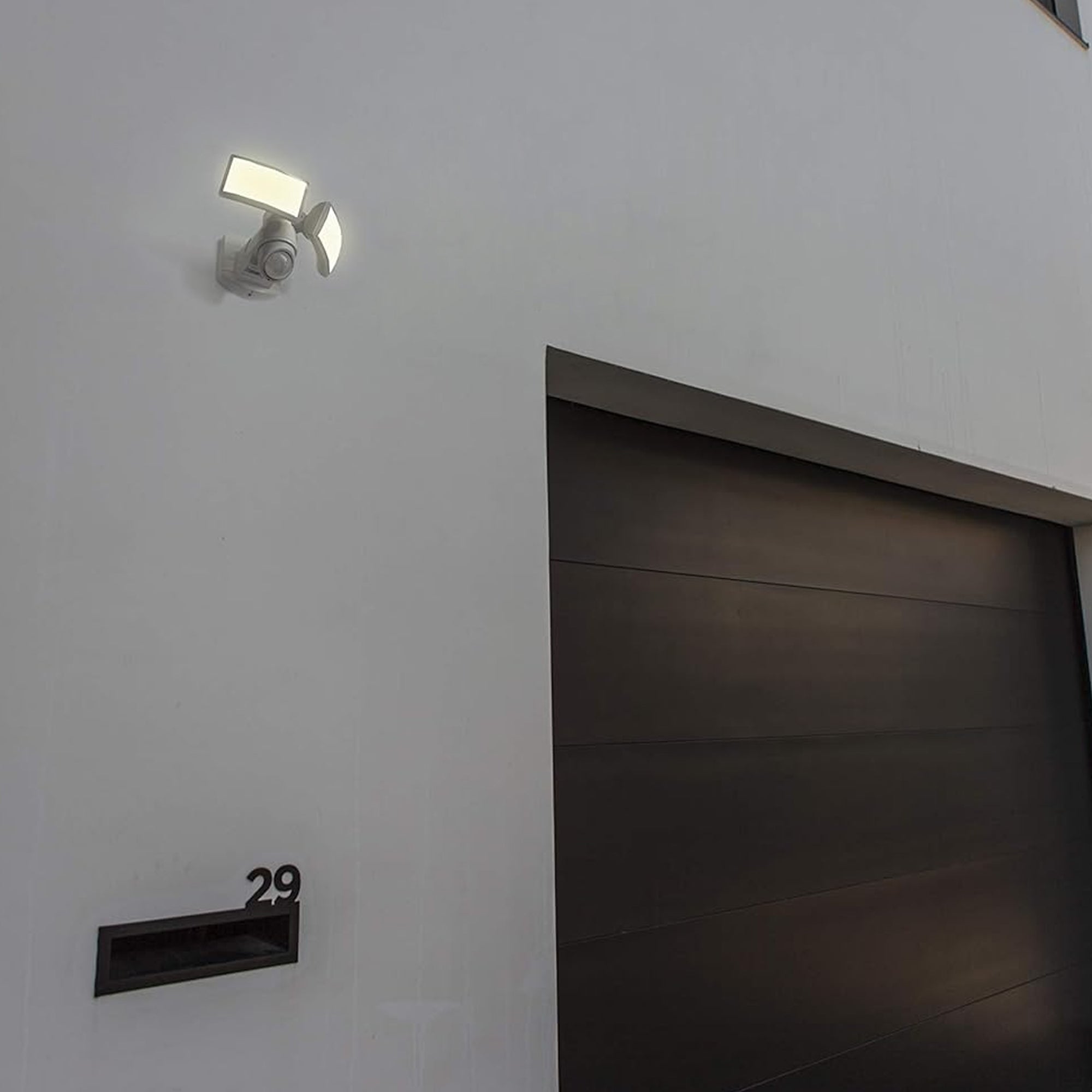ARC LED reflektor, senzor pokreta, tamno sivi, 15.4W, 5000K, IP54, 245mm