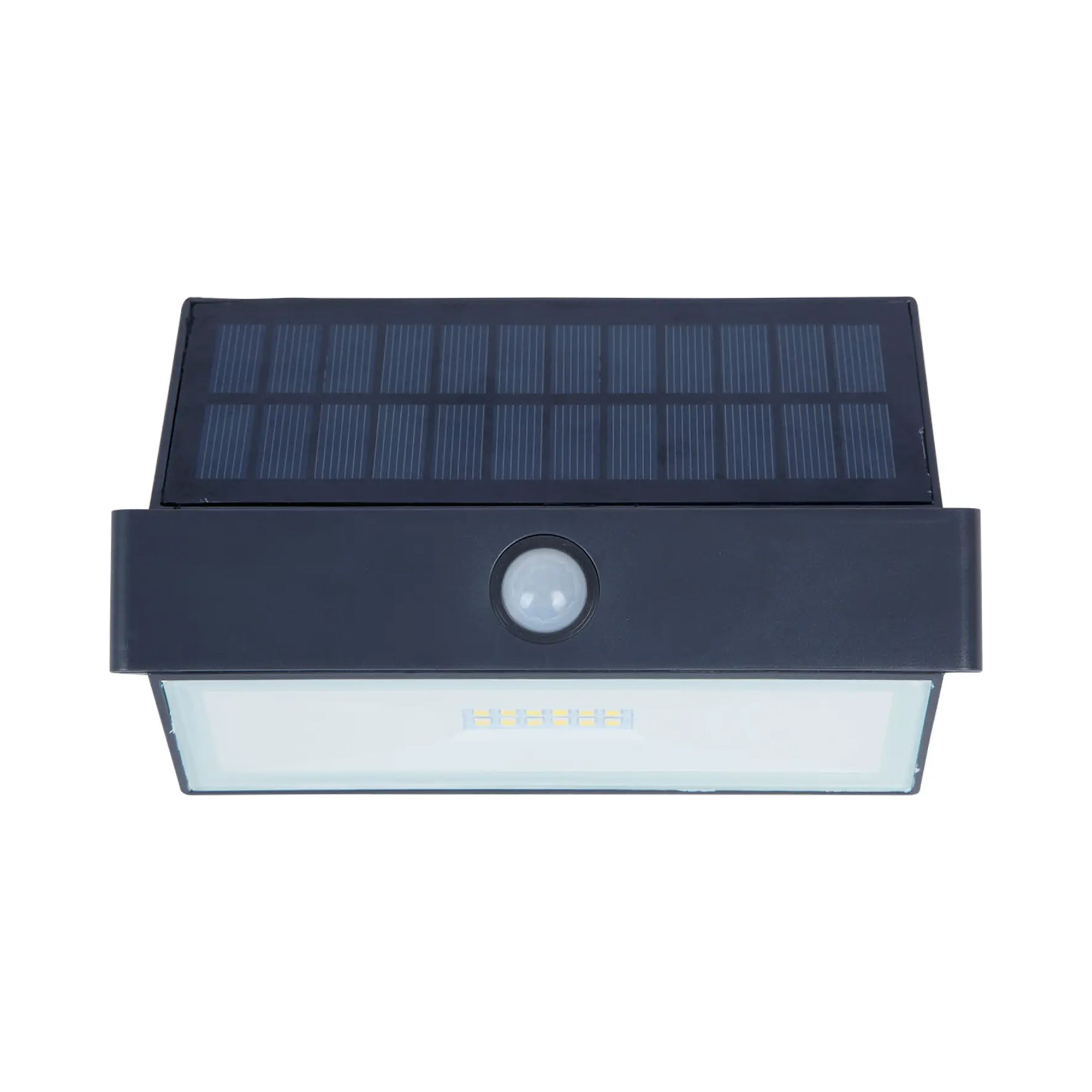 ARROW LED solarna zidna svjetiljka, senzor pokreta, tamno siva, 2.3W, 5000K, IP44, 109mm