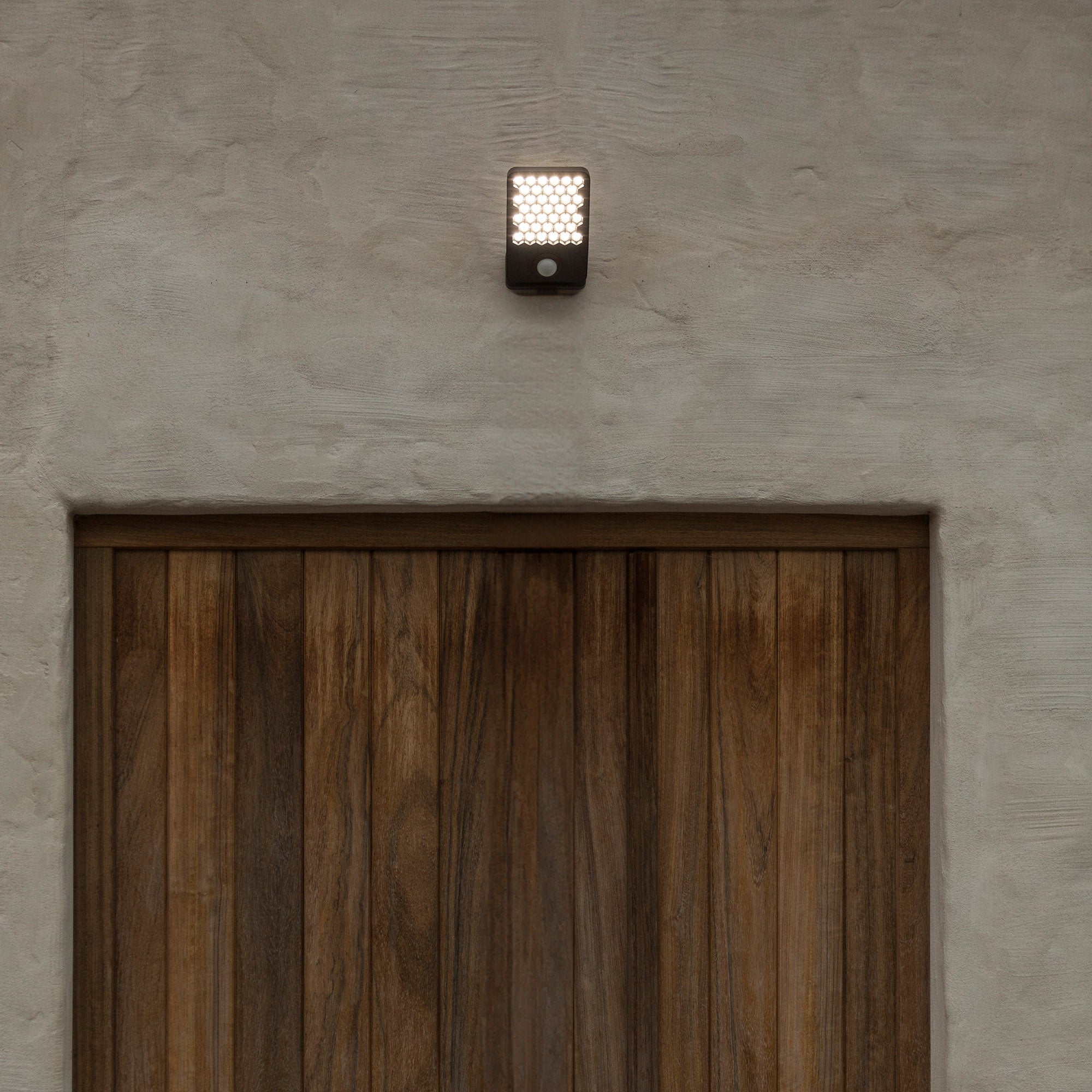 ATLANTIS LED reflektor, senzor pokreta, tamno sivi, 14W, 4000K, IP54, 124mm