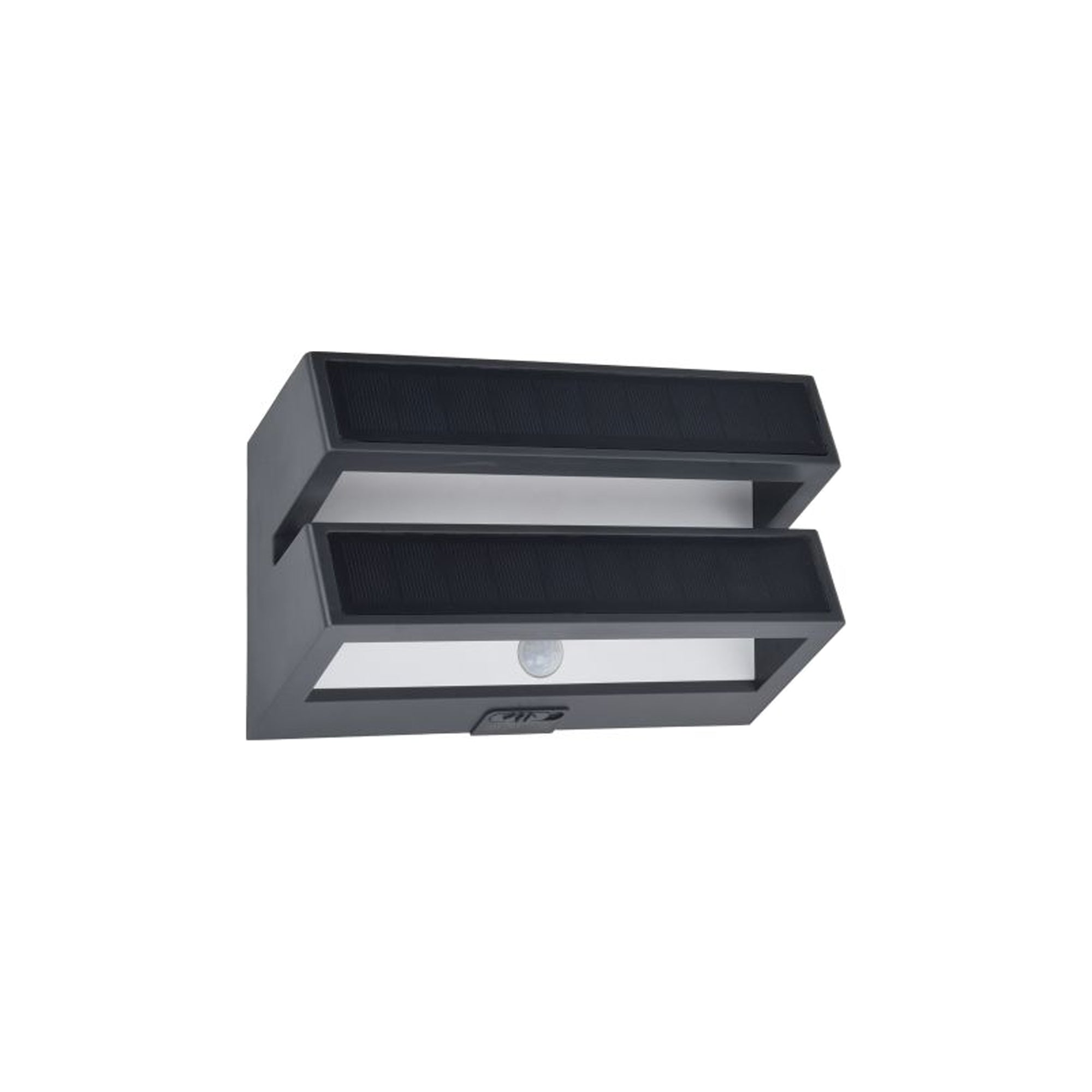 BARLO LED solarna zidna svjetiljka, senzor pokreta, tamno siva, 8.2W, 4000K, IP54, 133mm