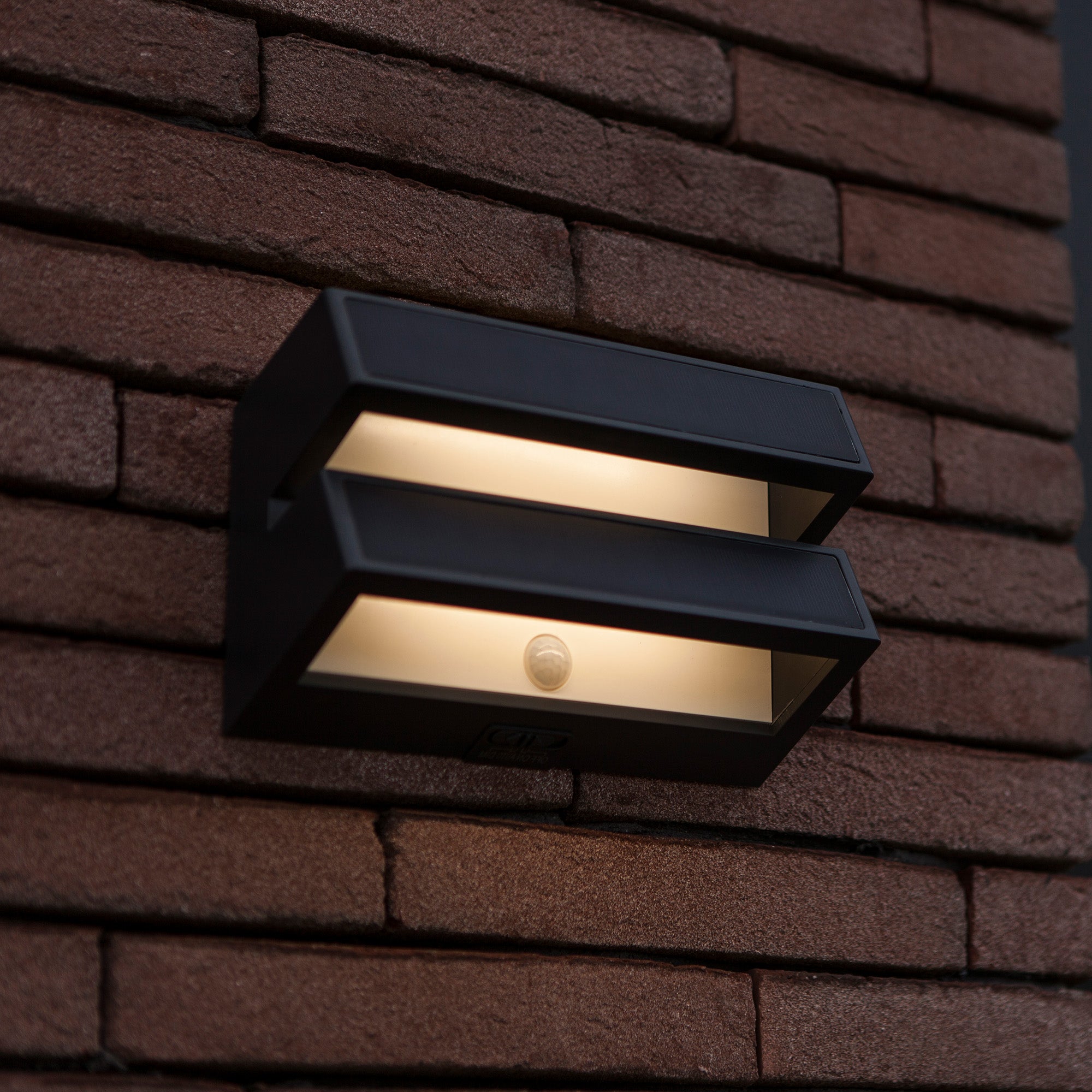 BARLO LED solarna zidna svjetiljka, senzor pokreta, tamno siva, 8.2W, 4000K, IP54, 133mm
