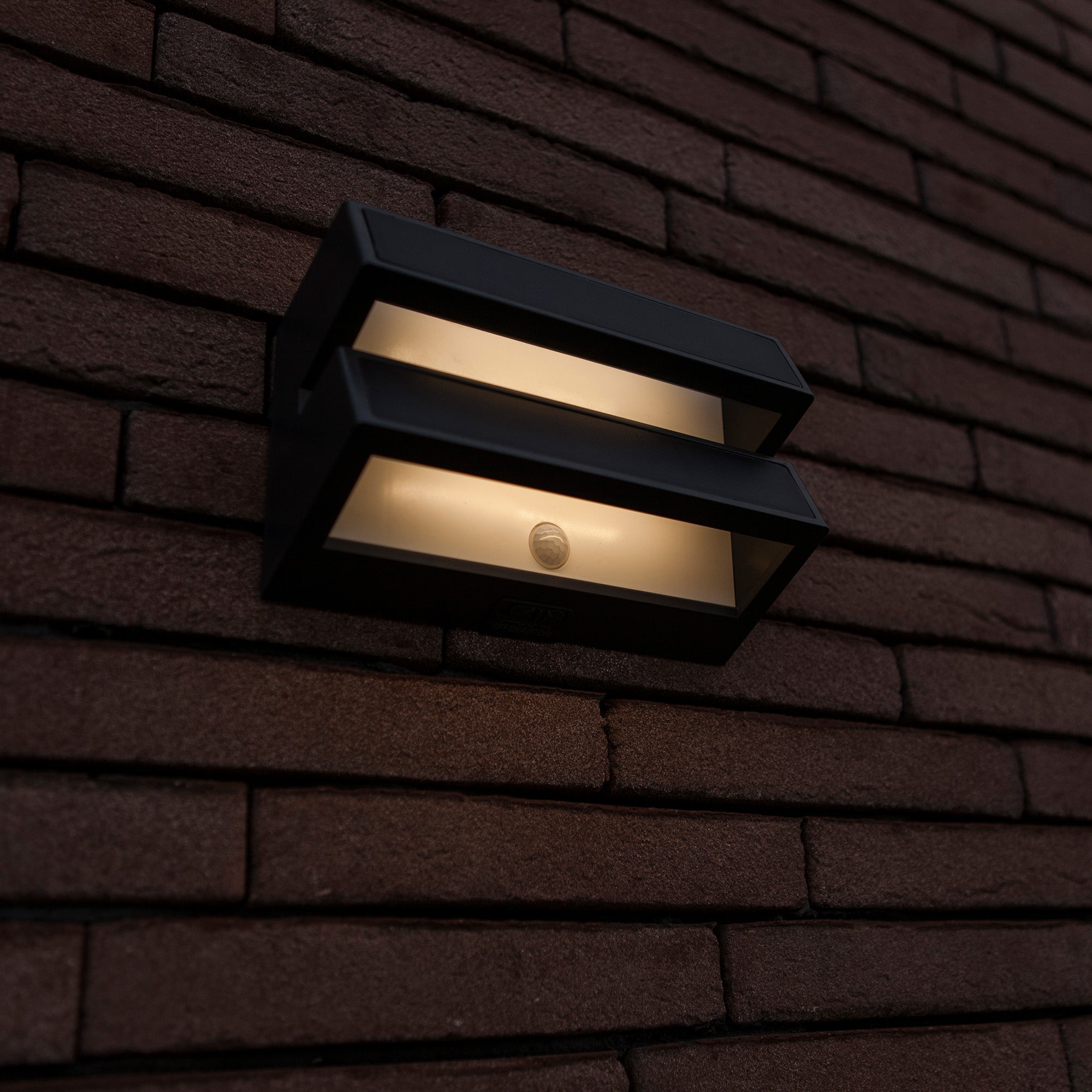 BARLO LED solarna zidna svjetiljka, senzor pokreta, tamno siva, 8.2W, 4000K, IP54, 133mm