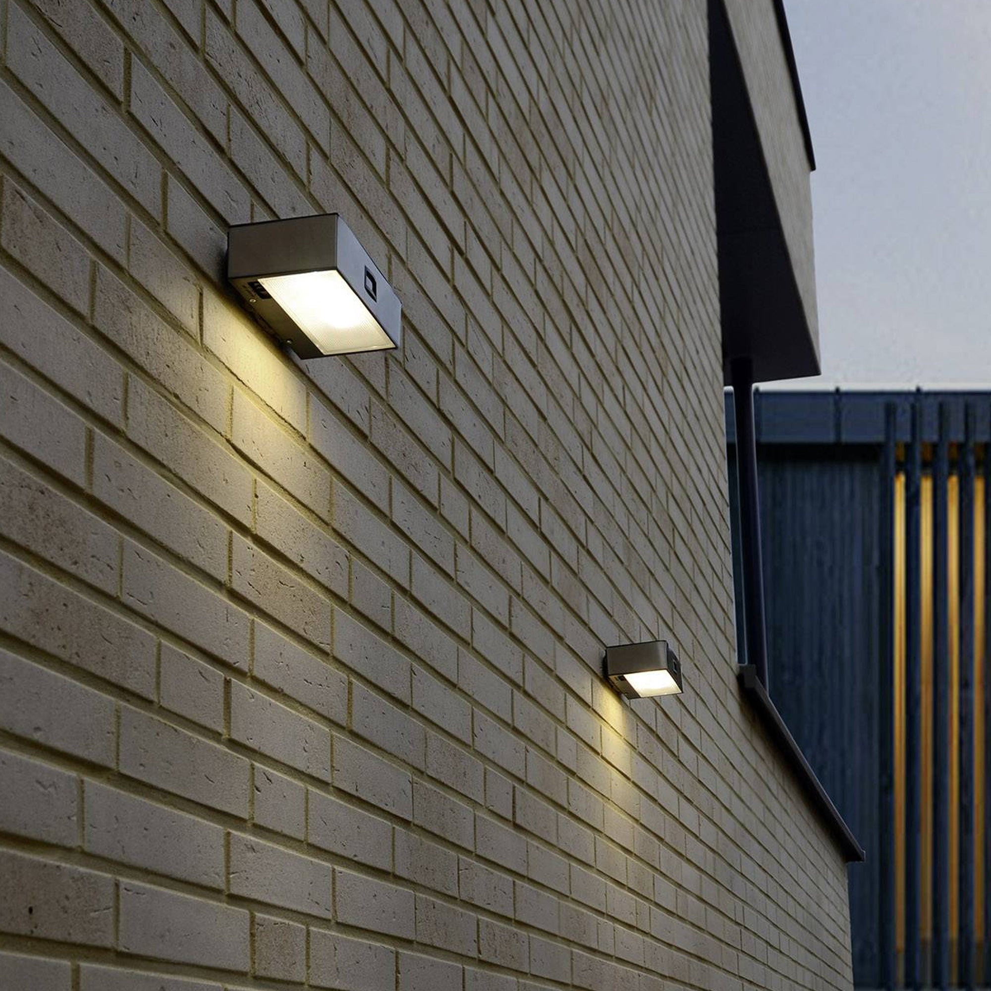 BRICK LED solarna zidna svjetiljka 2W 4000K