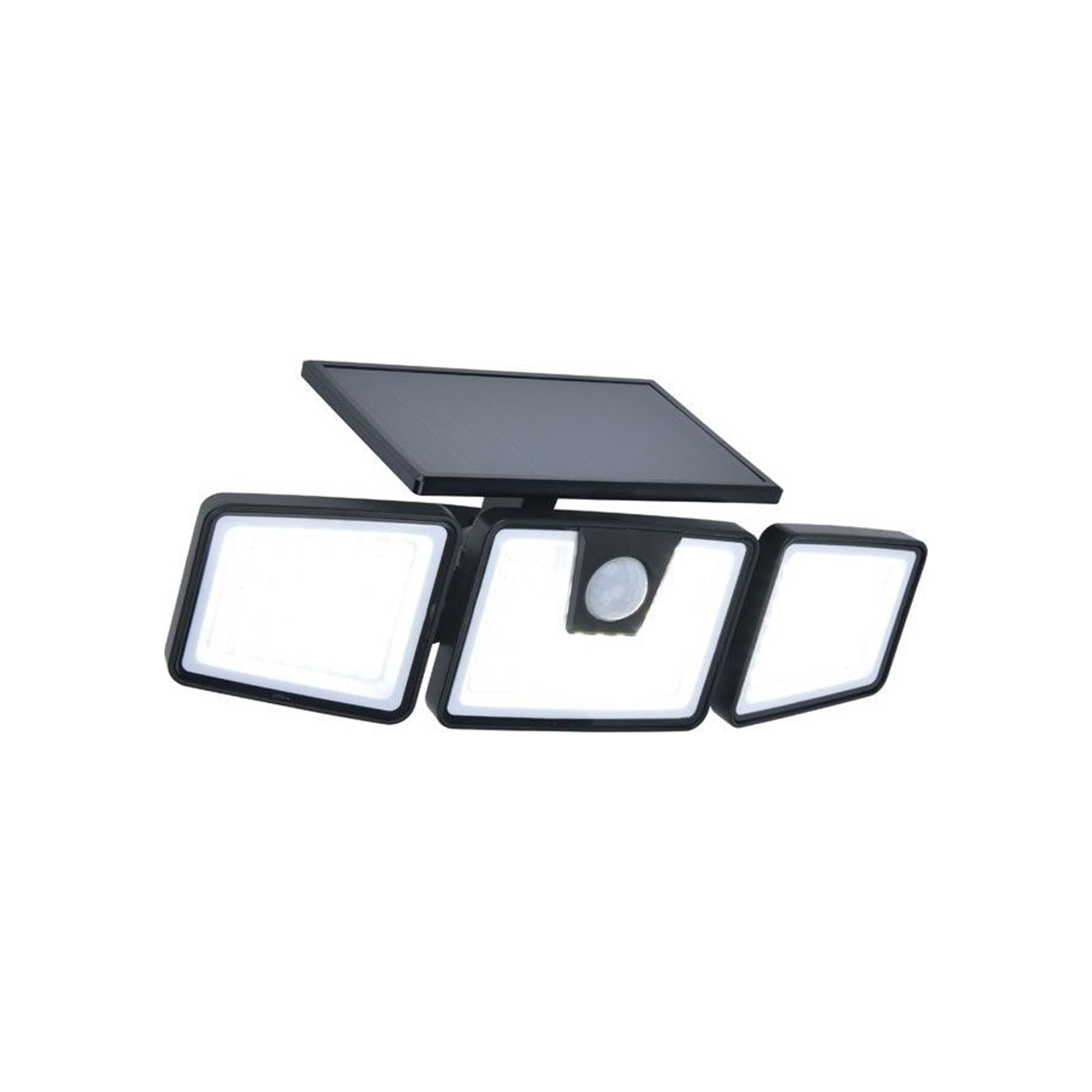 BRITI LED solarni reflektor, senzor pokreta, mat crna, 6W, 5000K, IP44, 87mm