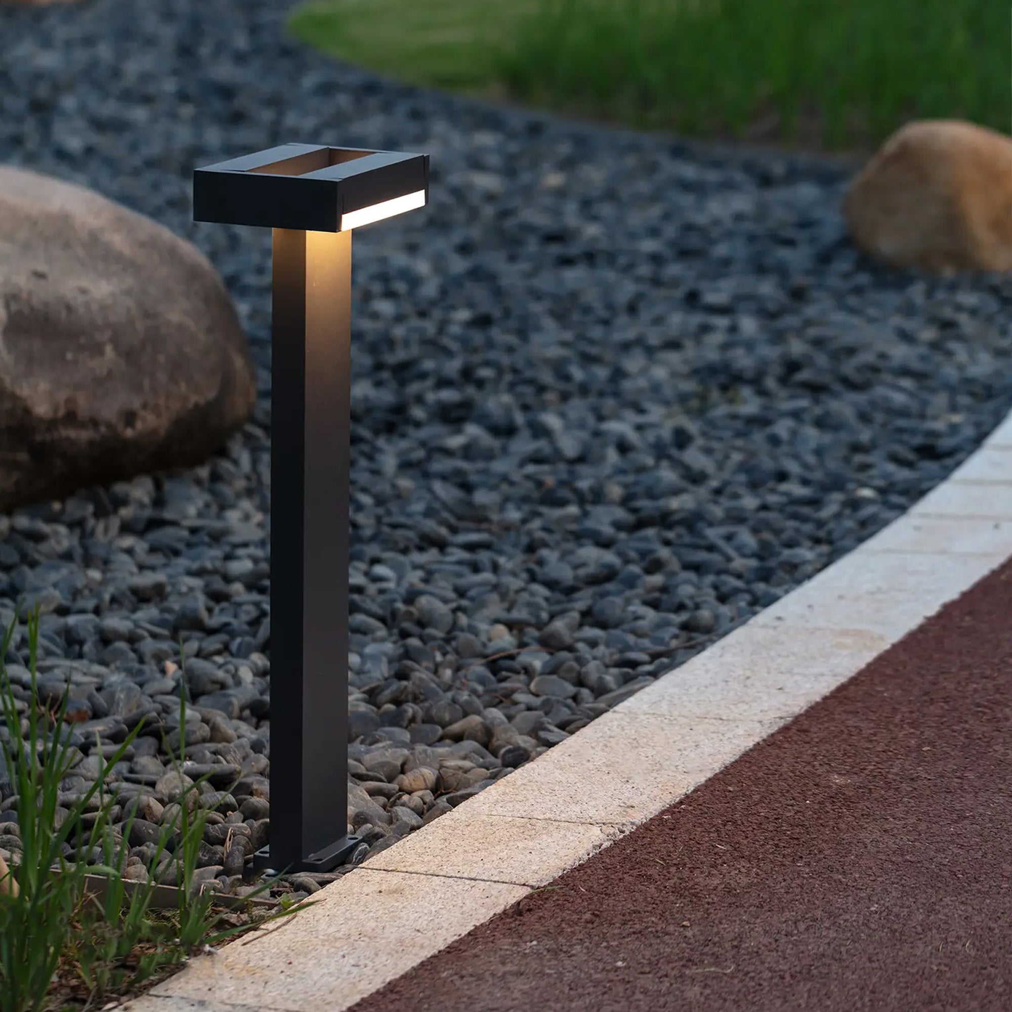 CONROY LED vrtna svjetiljka, tamno siva, 13.5W, 3000K, IP44, 715mm