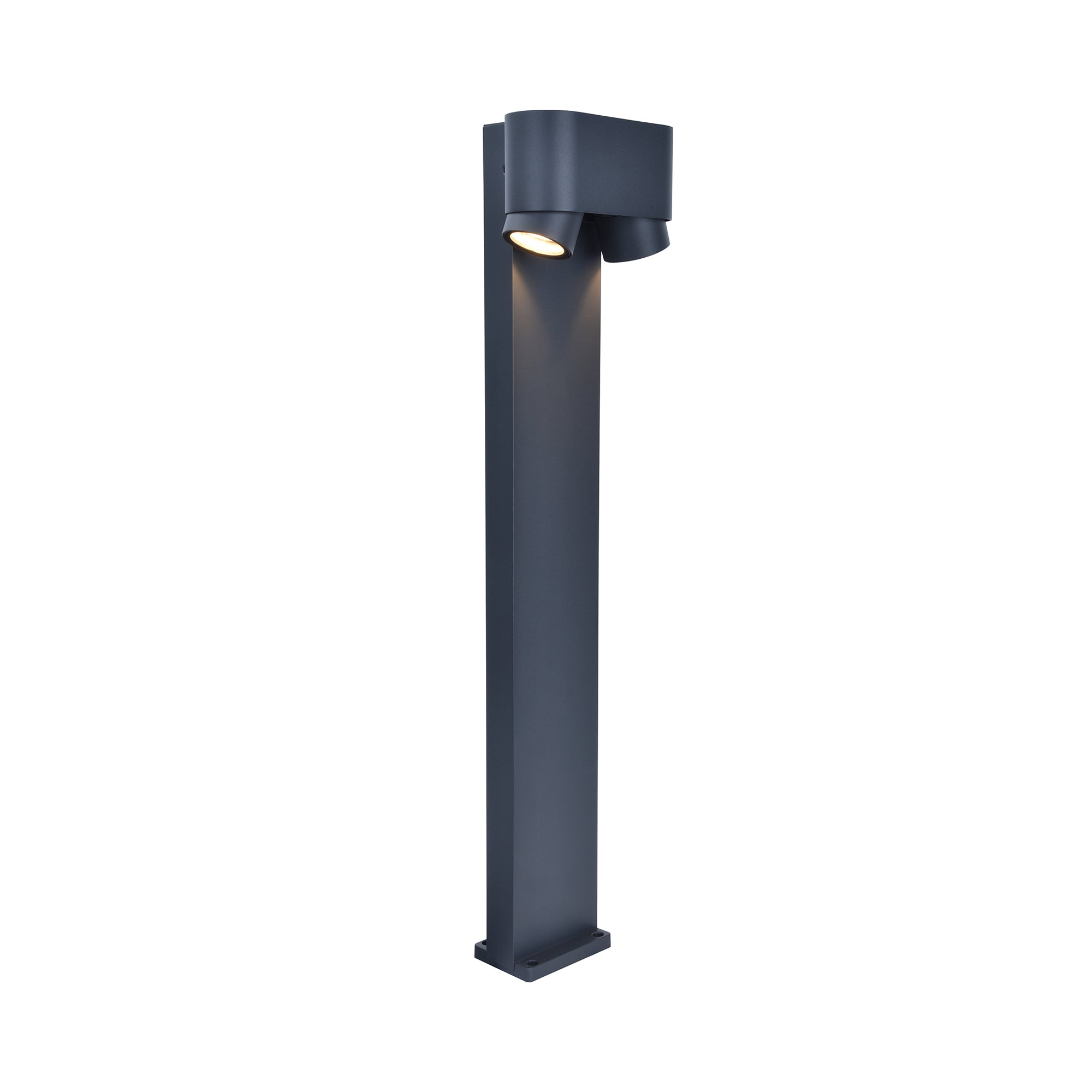 CYPRES vrtna svjetiljka, tamno siva, 2xGU10, IP44, 750mm
