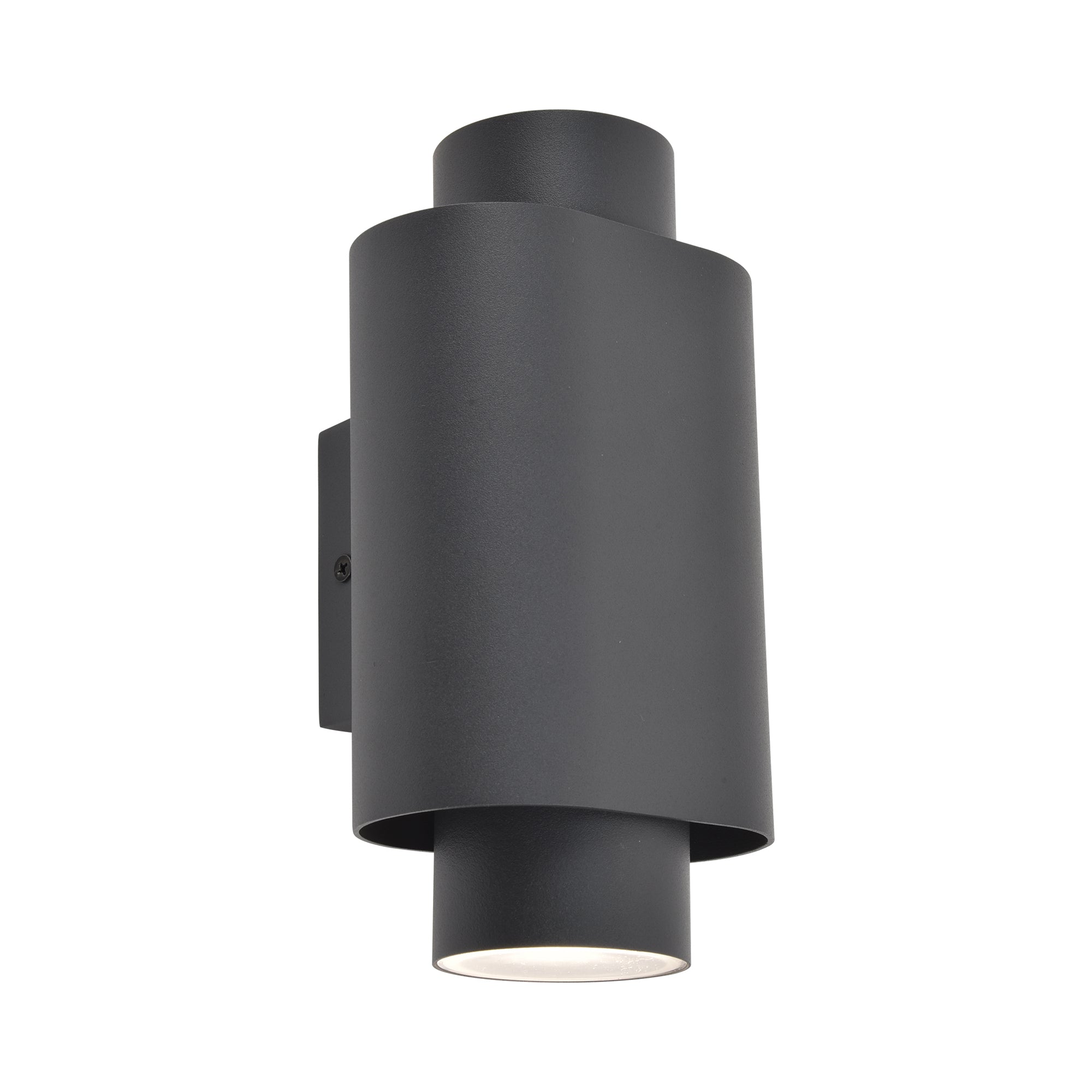 CYPRES zidna svjetiljka, tamno siva, 2xGU10, IP44, 202mm