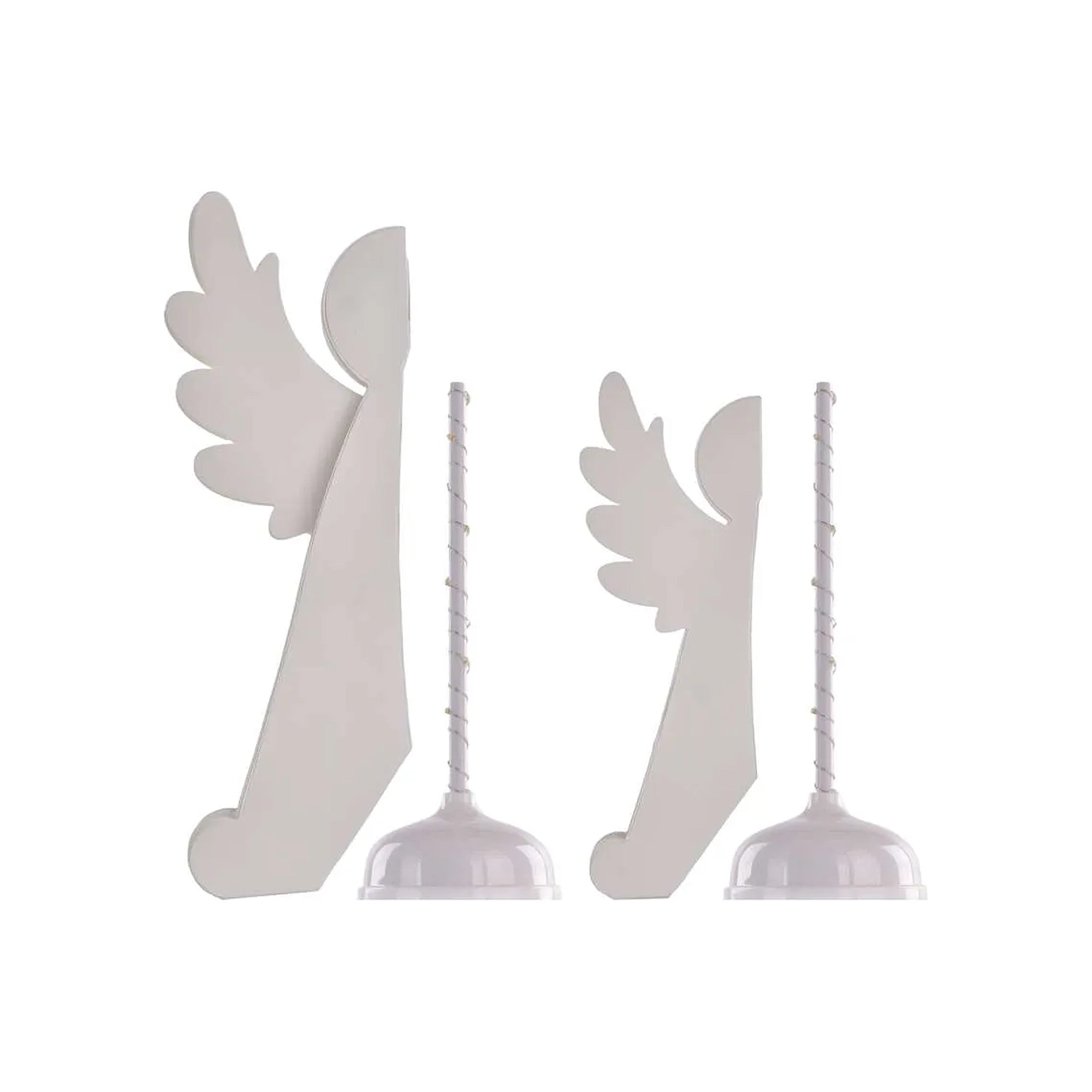 Papirnati LED anđeli, s postoljem, IP20, 28/38cm