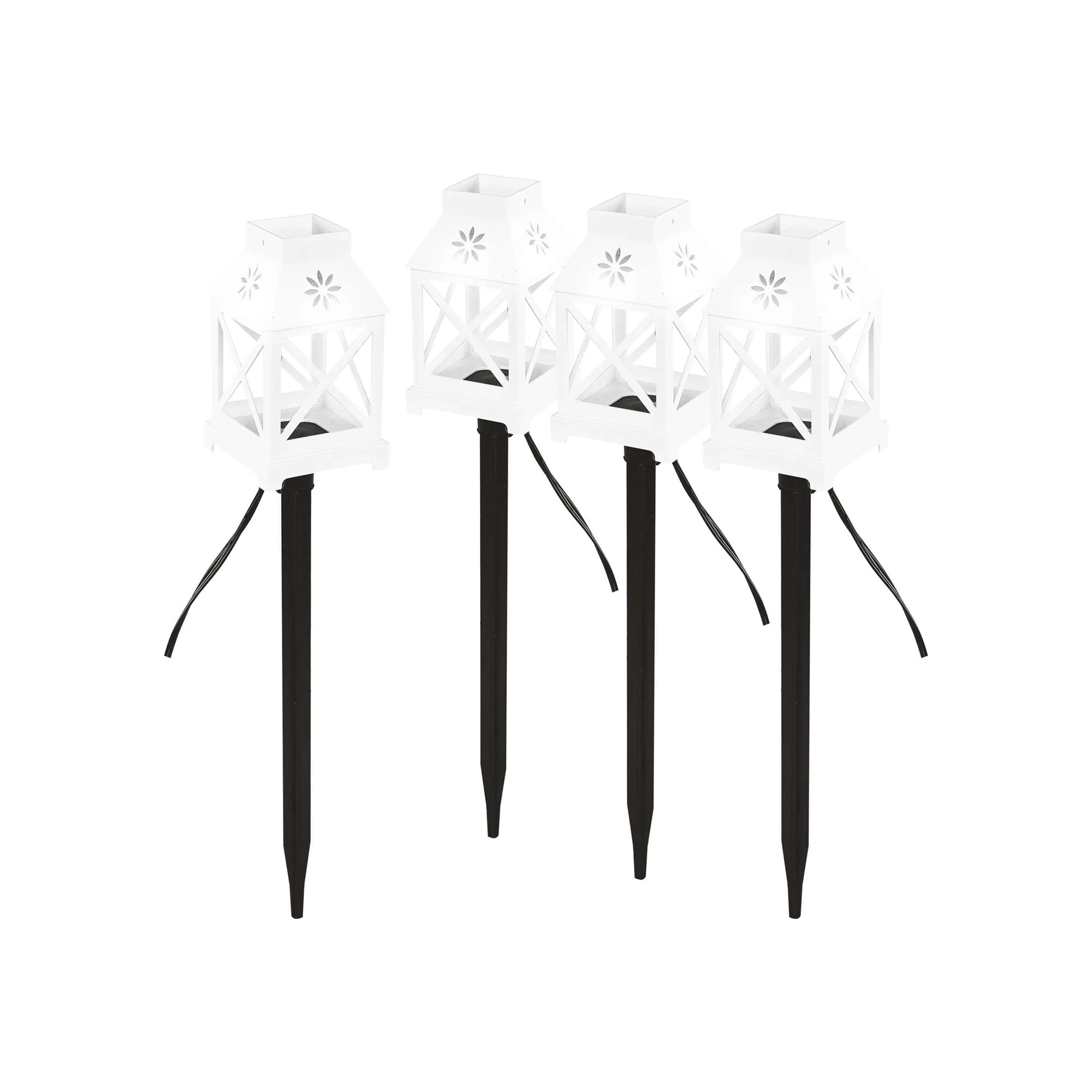 LED Christmas decoration, string lanterns, white, indoor and outdoor, cool white