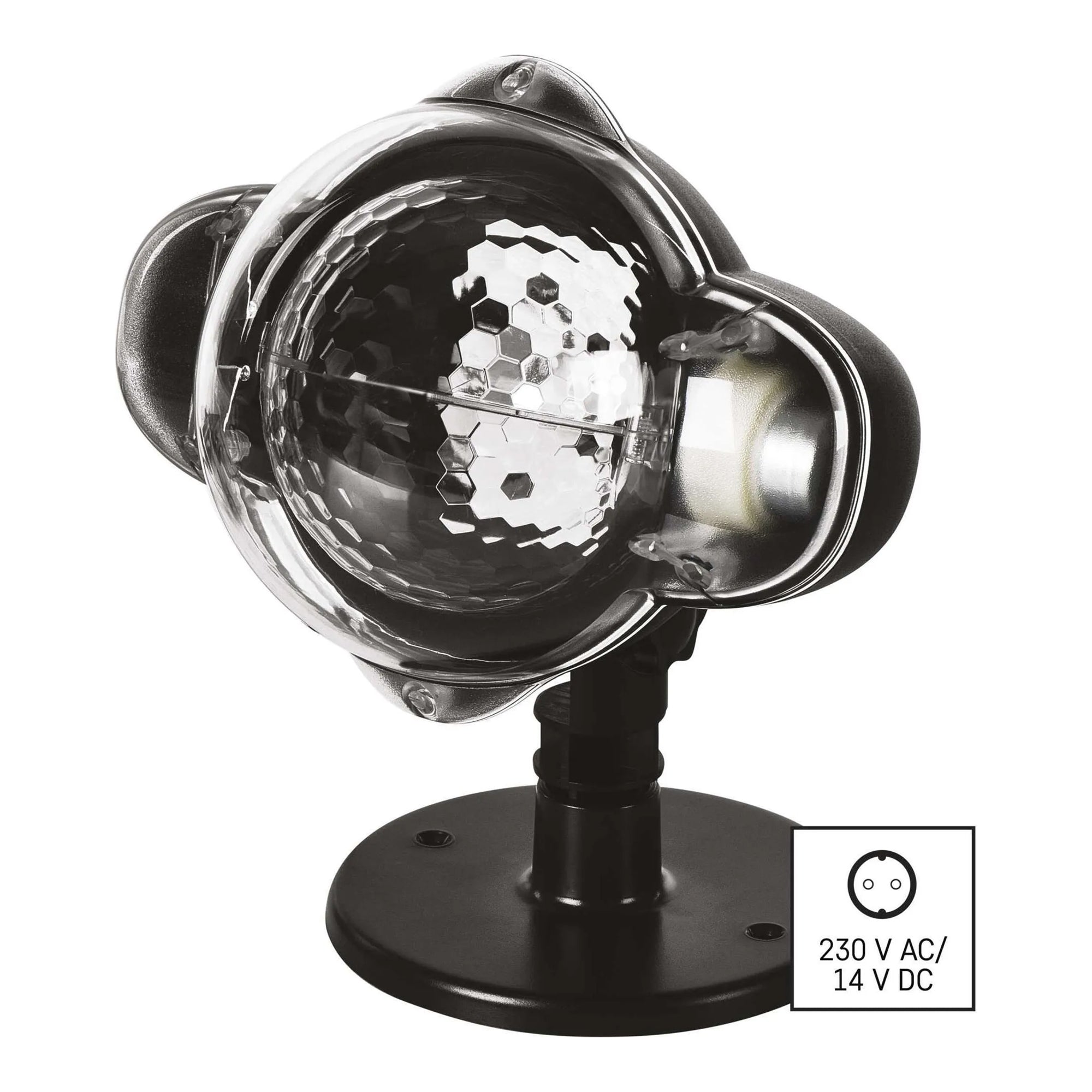 LED Christmas projector, snow, indoor and outdoor, cool white