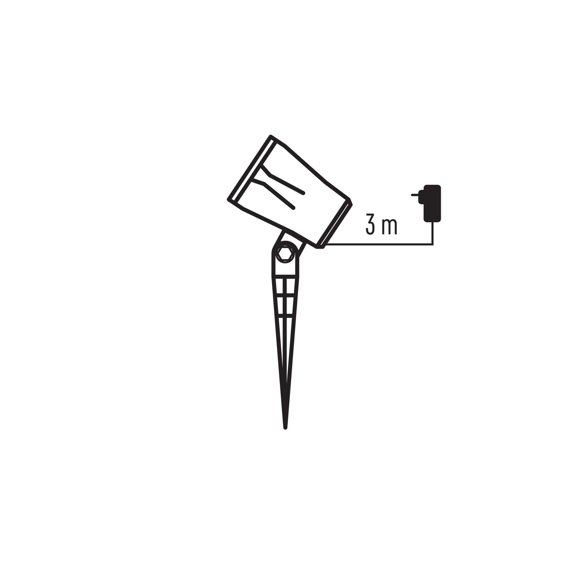 LED Christmas projector, snow and snowflakes, indoor and outdoor, cool white