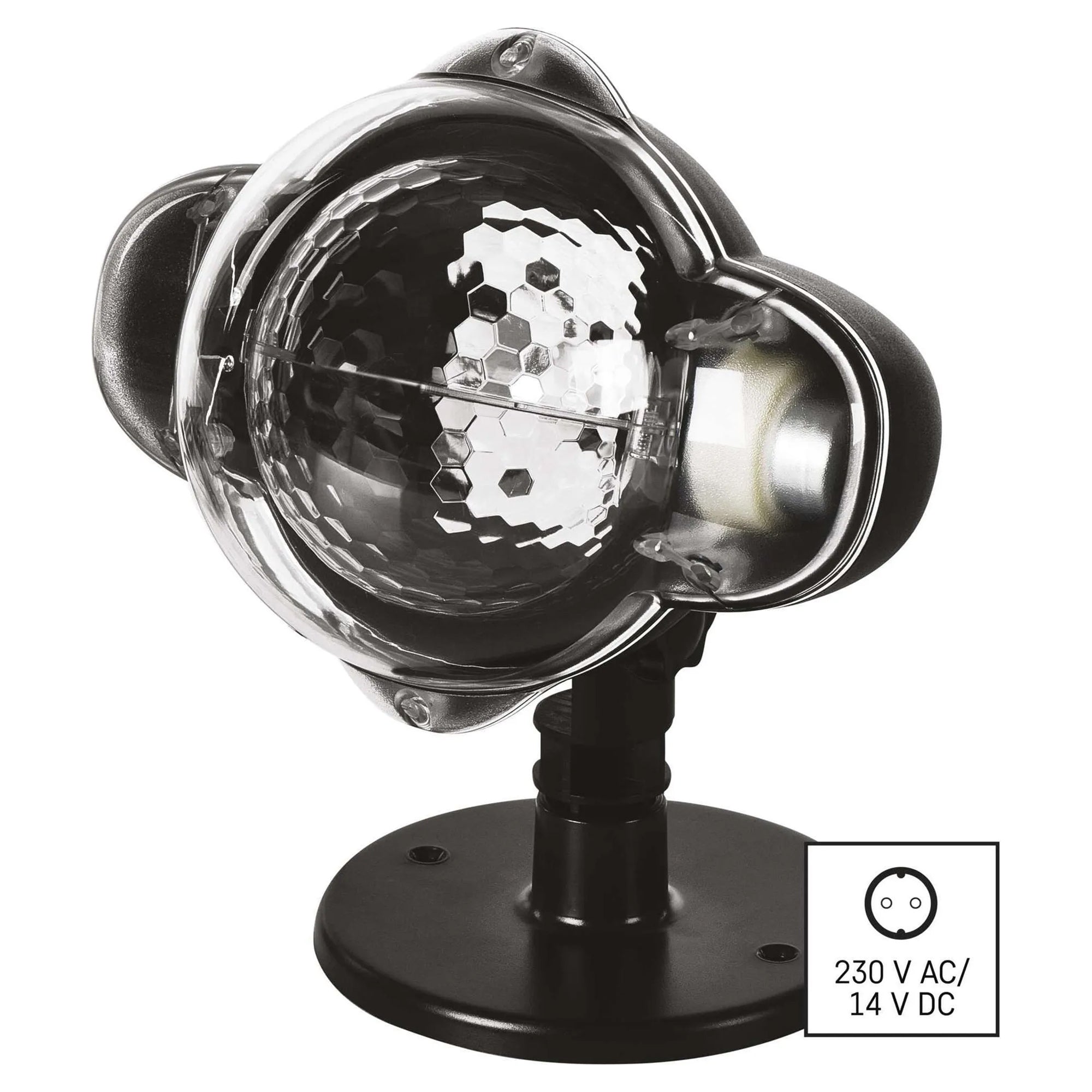 LED Christmas projector, stars, indoor and outdoor, warm/cool white