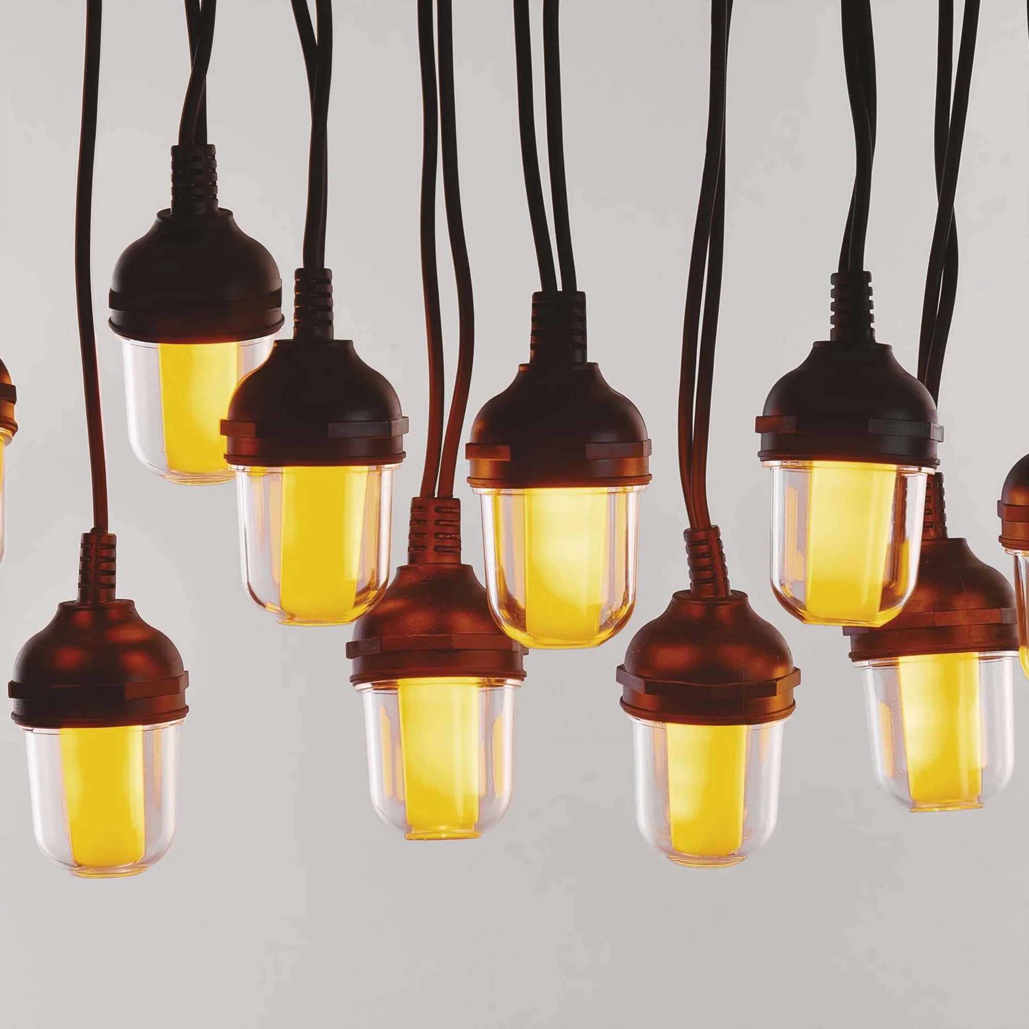 LED rasvjetni lanac, 10 žarulja, vintage, IP44, 4.5m