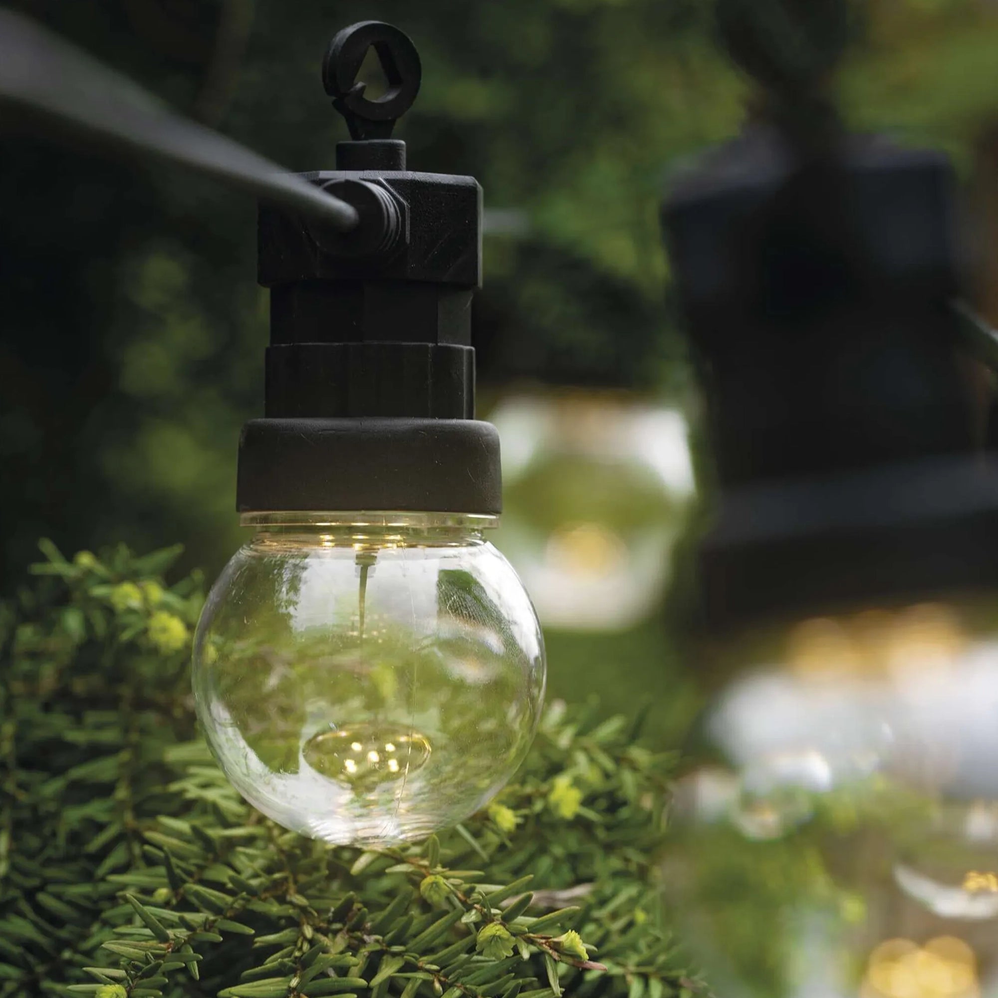 LED rasvjetni lanac, 10 žarulja, prozirne žarulje, IP44, 5m