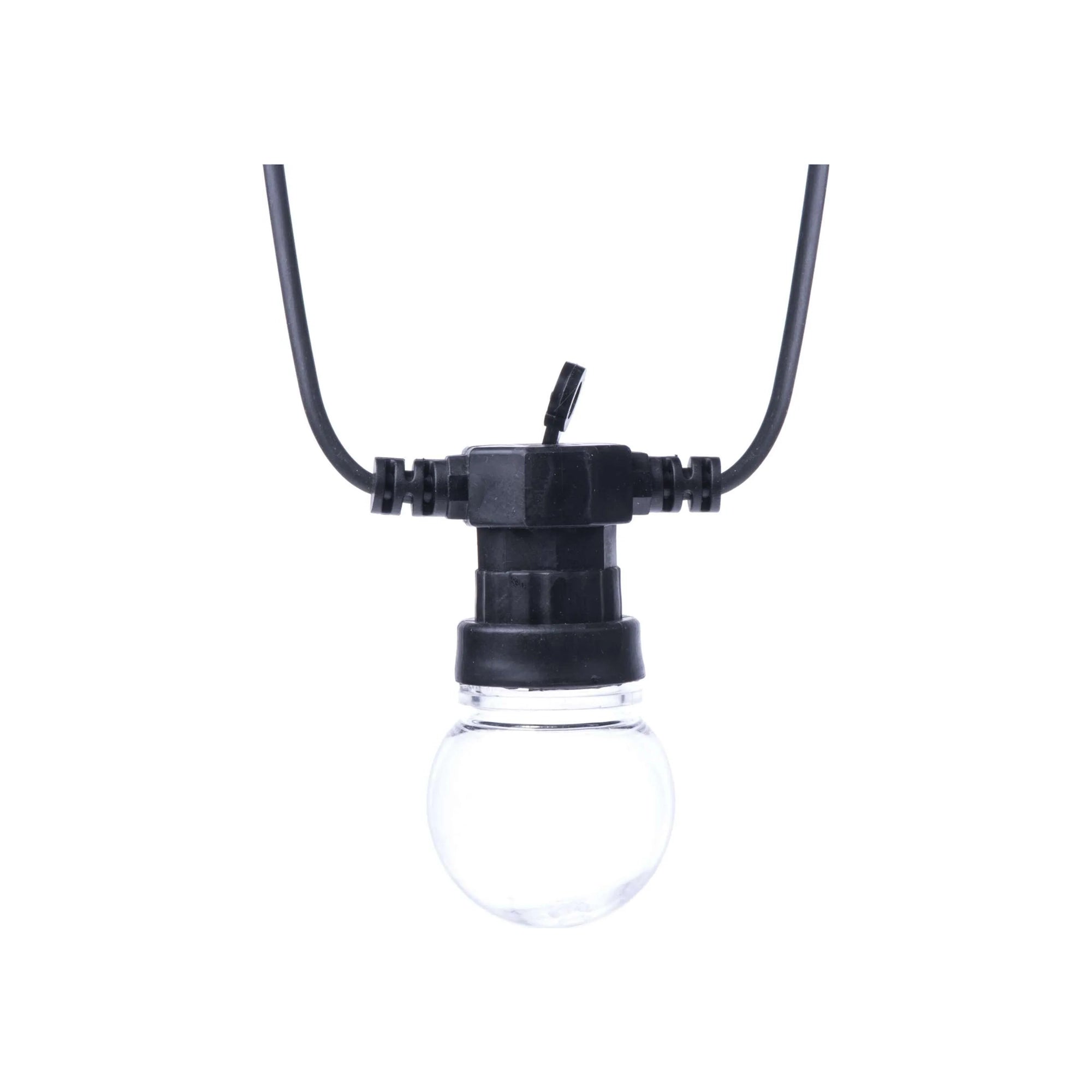 LED rasvjetni lanac, 10 žarulja, prozirne žarulje, IP44, 5m
